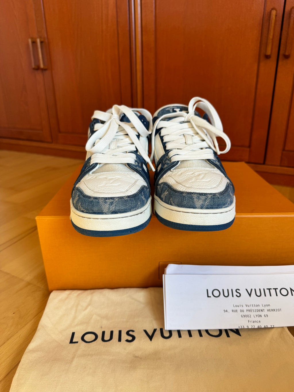 Louis Vuitton LV Trainer Blue Denim