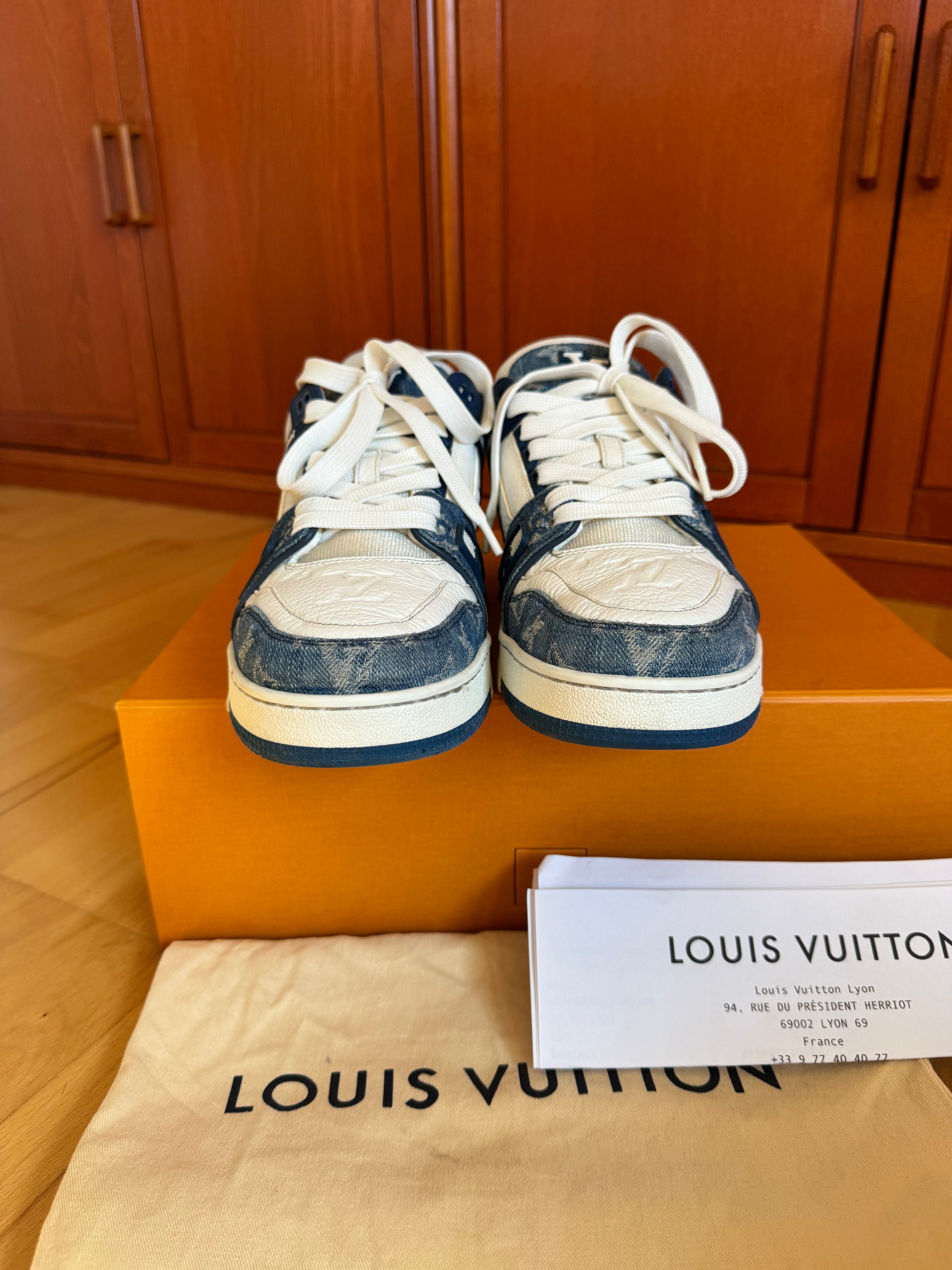 Louis Vuitton LV Trainer Blue Denim