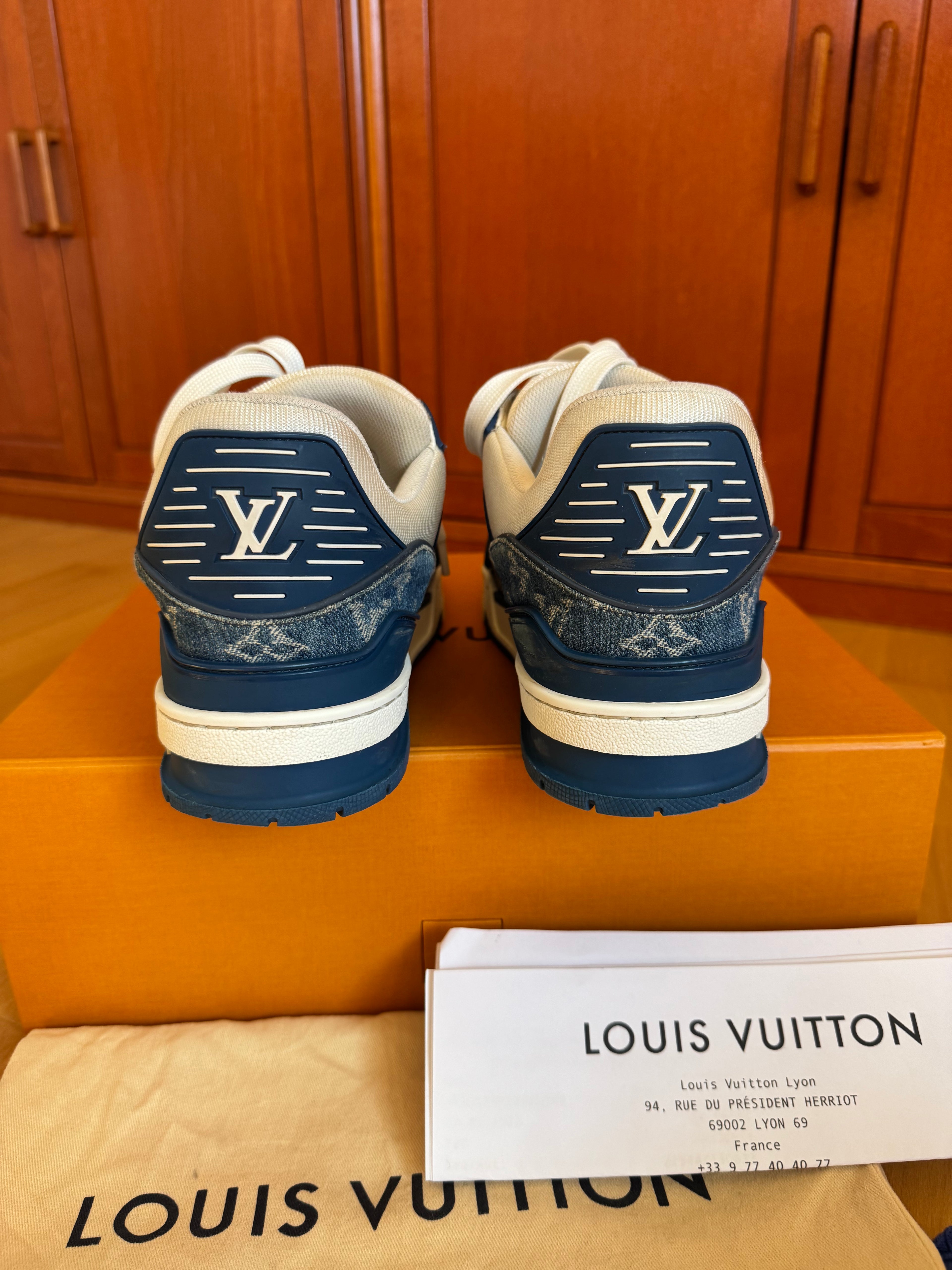 Louis Vuitton LV Trainer Blue Denim