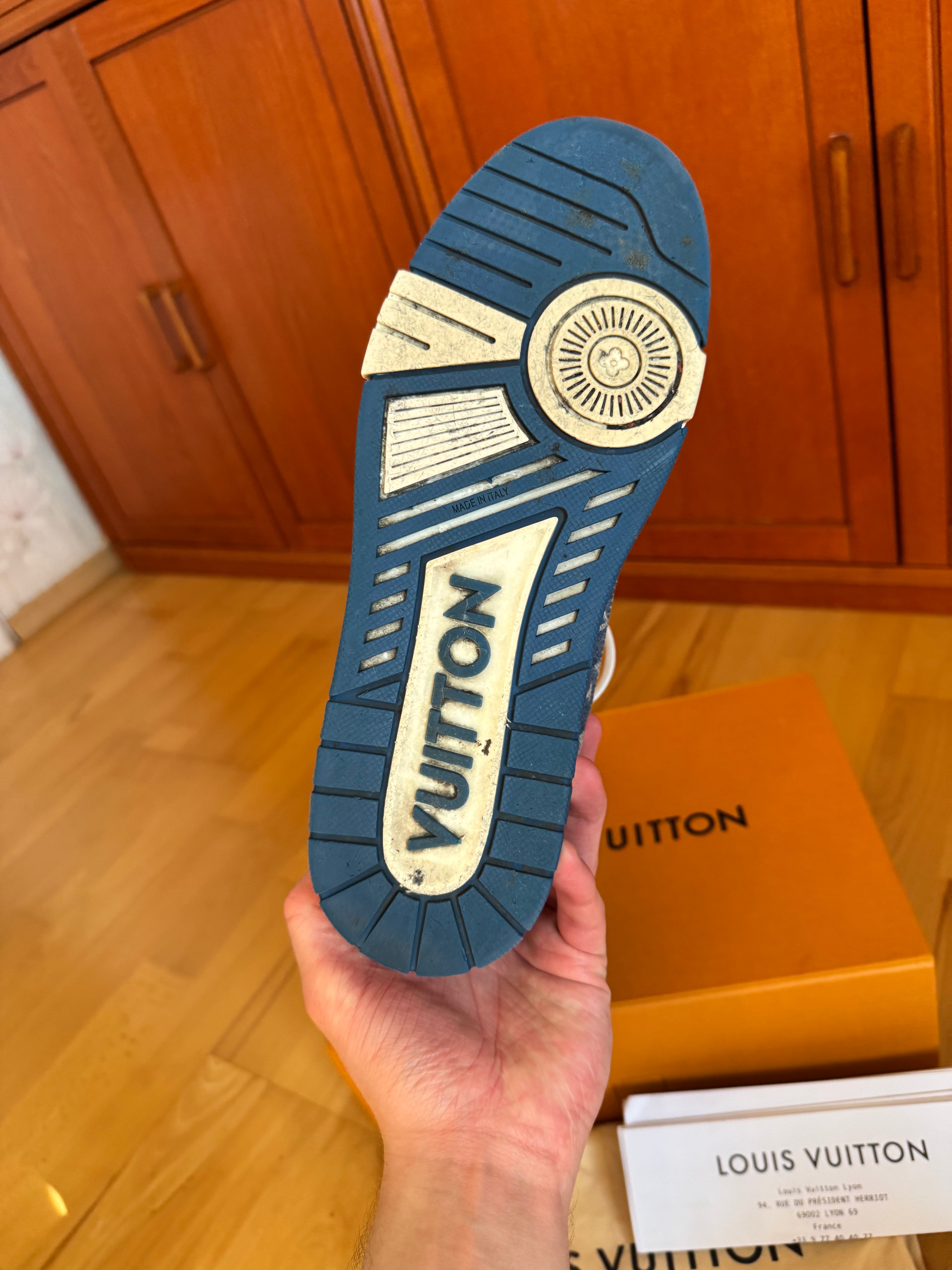 Louis Vuitton LV Trainer Blue Denim