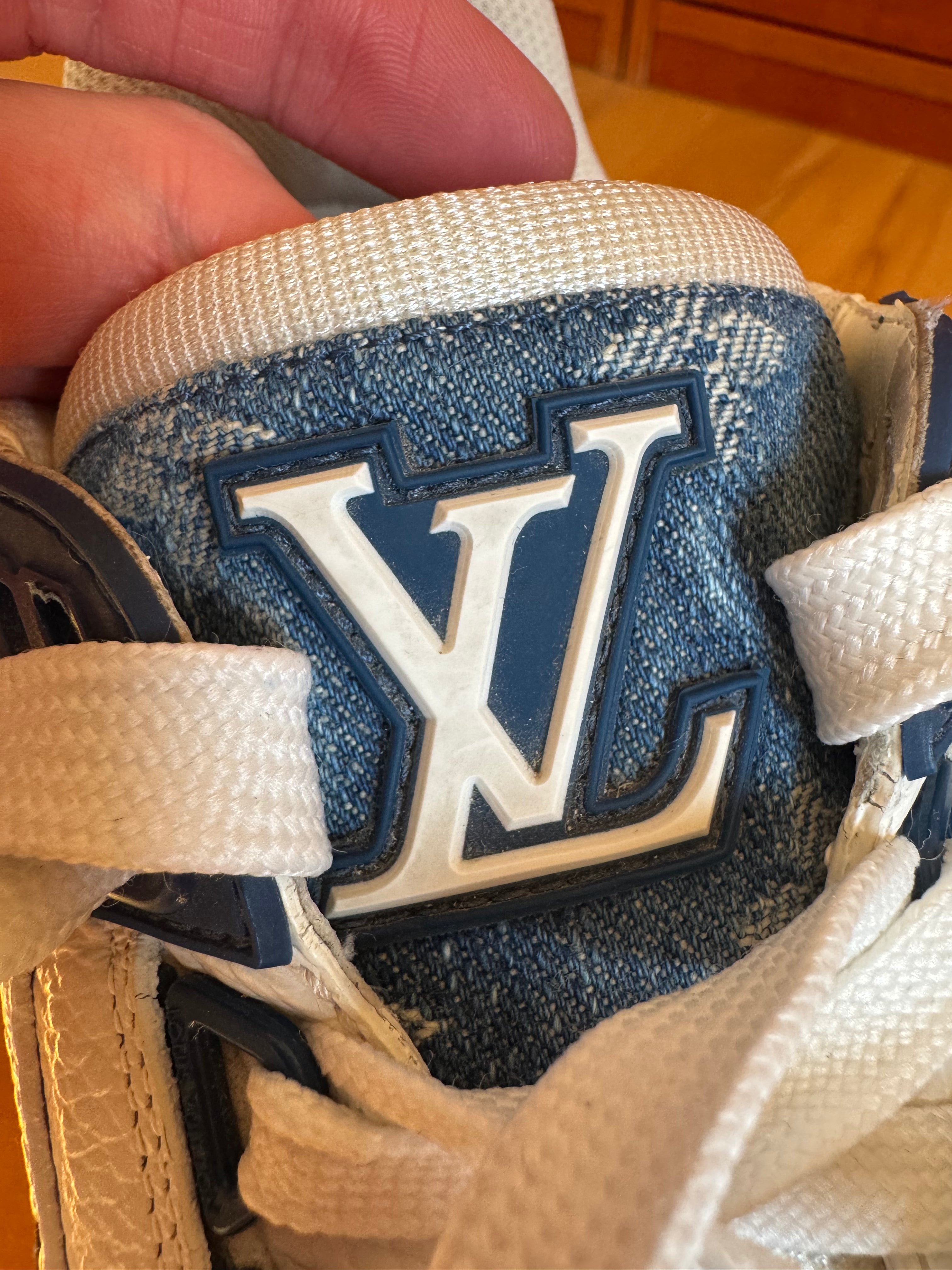 Louis Vuitton LV Trainer Blue Denim