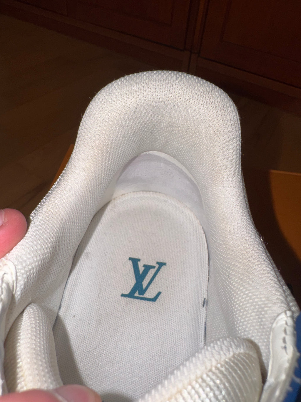 Louis Vuitton LV Trainer Blue Denim