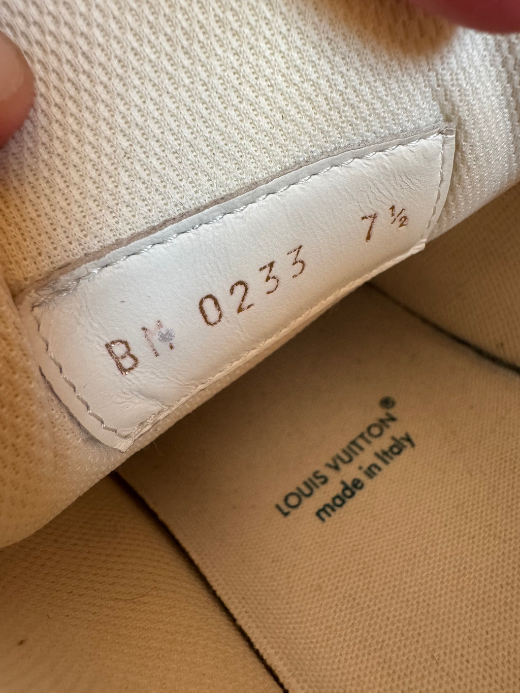 Louis Vuitton LV Trainer Blue Denim