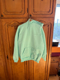 Balenciaga Embroidered Text Logo Hoodie Mint