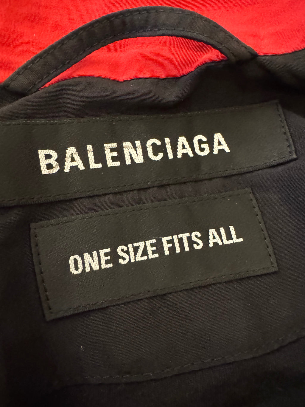 Balenciaga Sporty B Panelled Black Red White Tracksuit Jacket