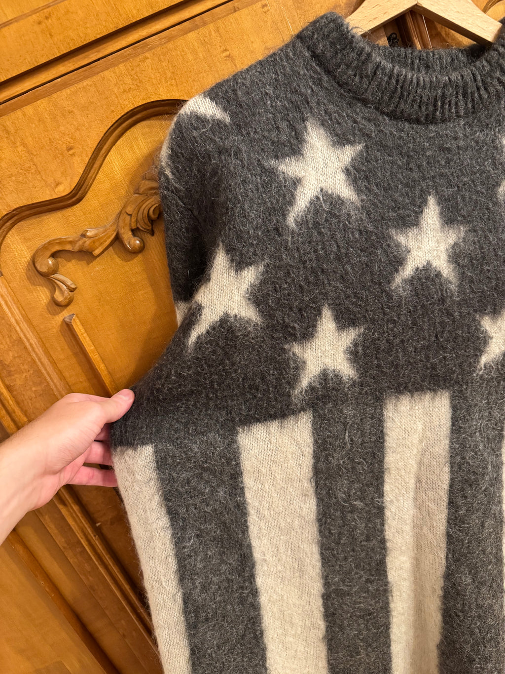 Louis Vuitton American Flag Mohair Sweater