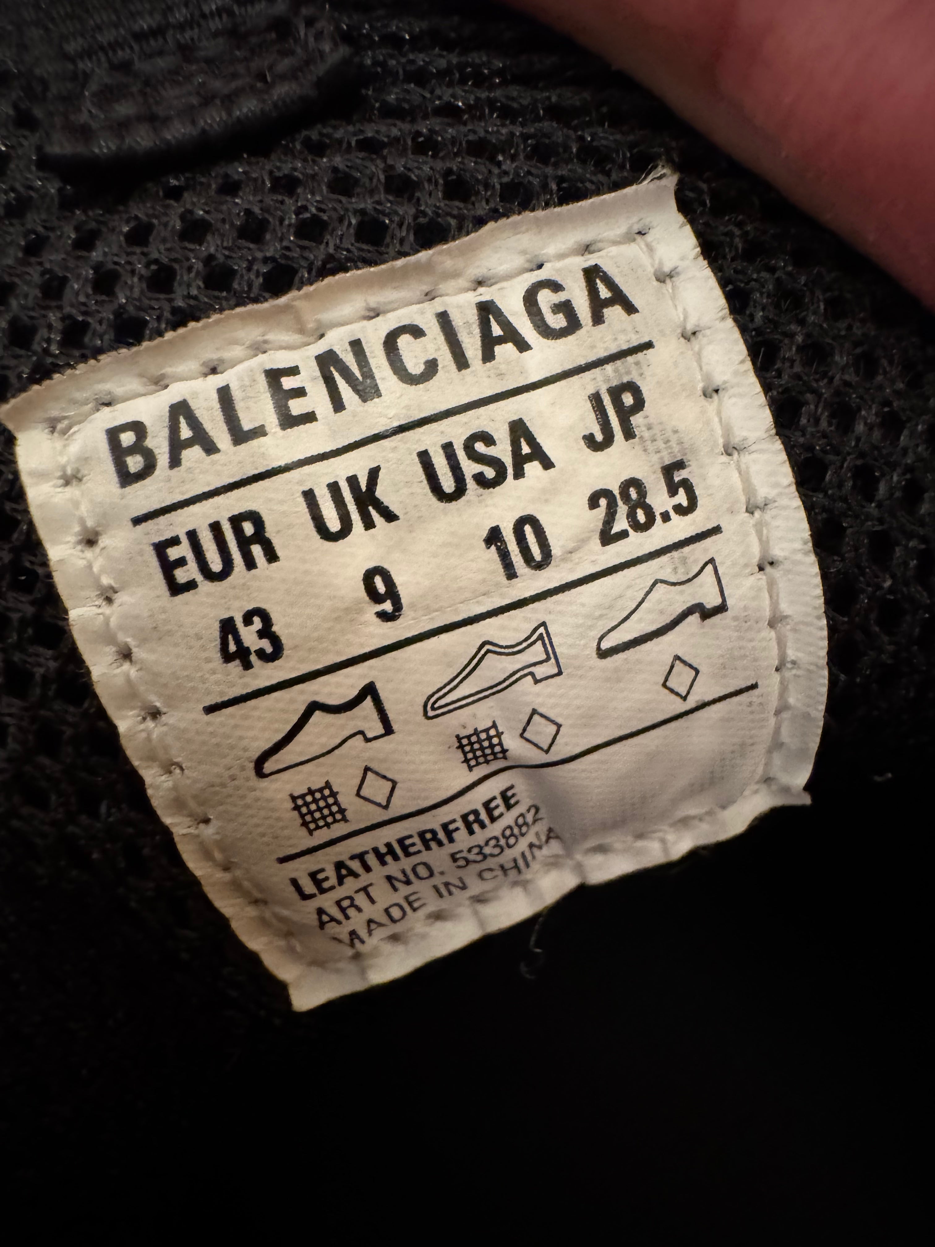 Balenciaga Triple S DIY Distressed Bred
