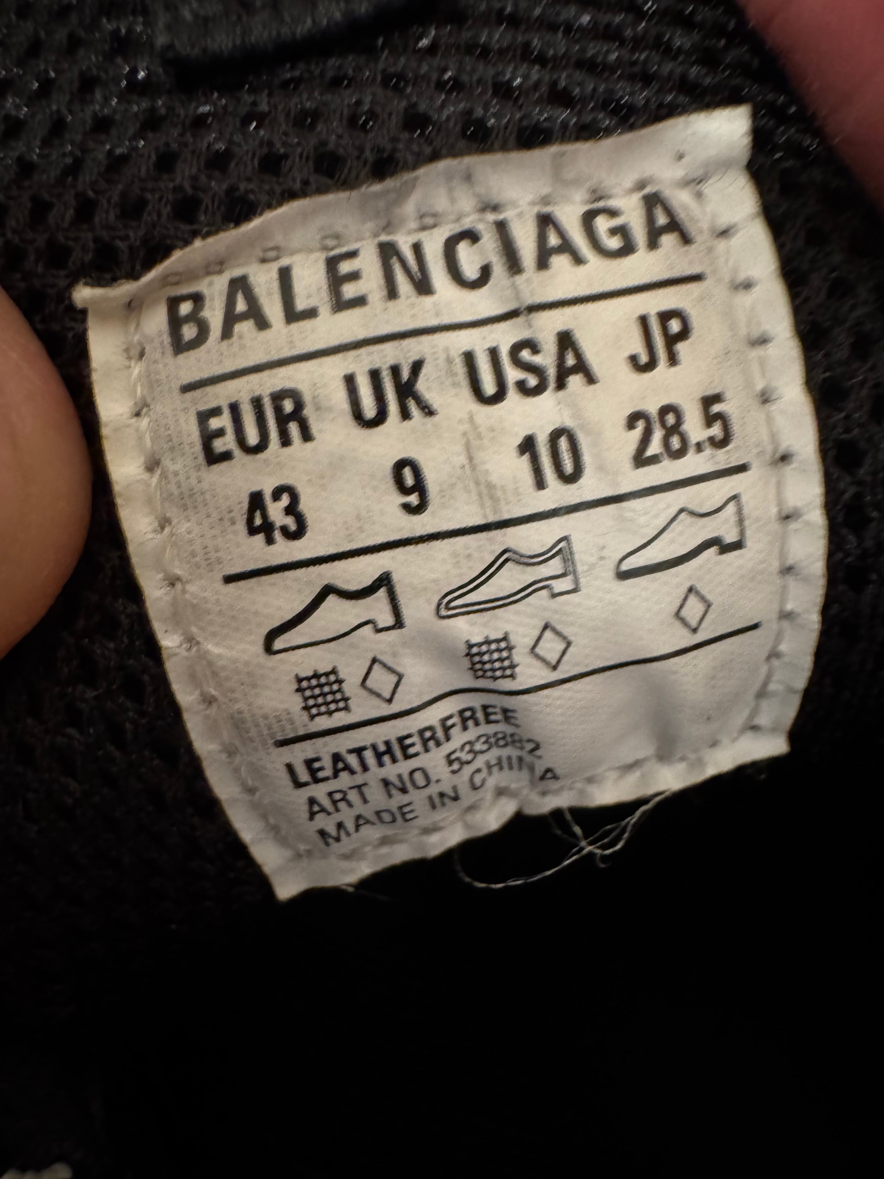 Balenciaga Triple S DIY Distressed Bred