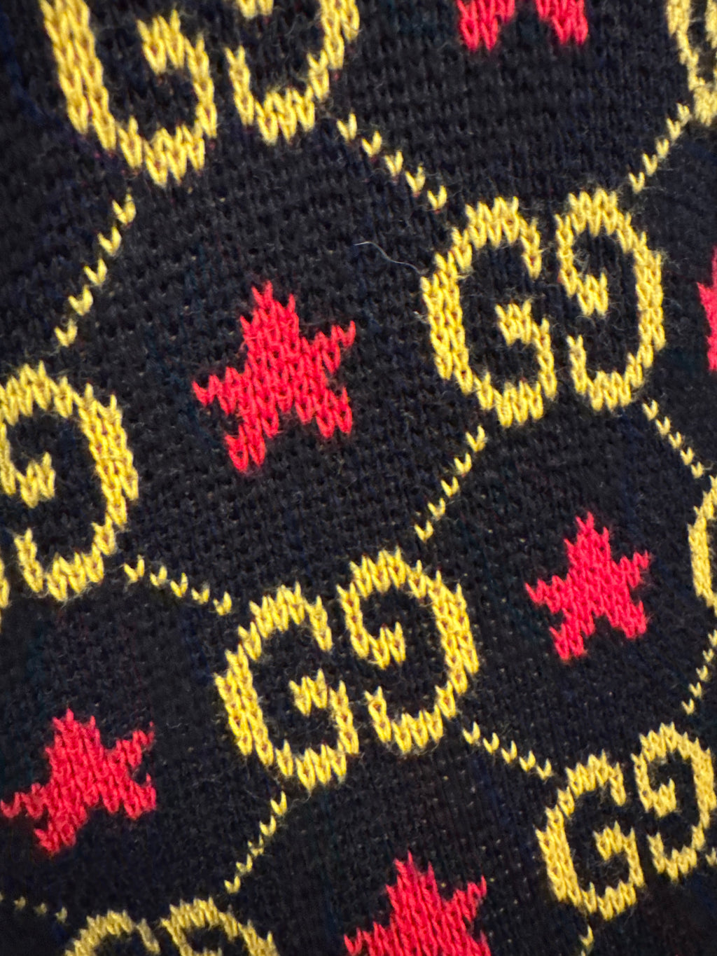 Gucci GG Zip-Up Monogram Wool Knitwear