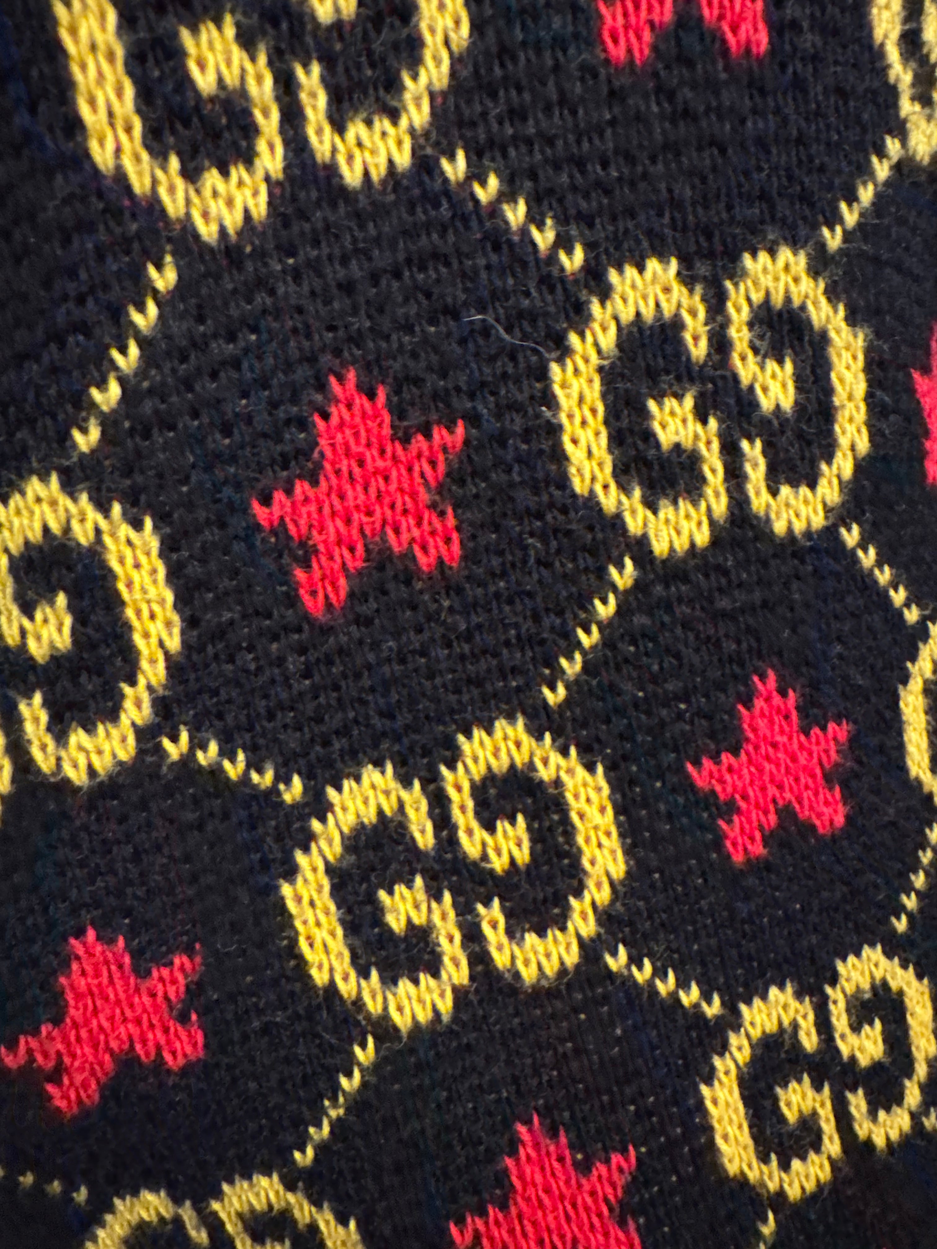 Gucci GG Zip-Up Monogram Wool Knitwear