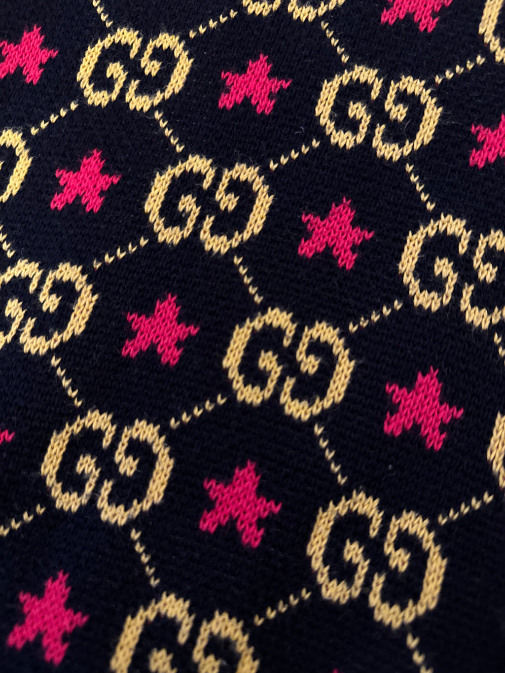 Gucci GG Zip-Up Monogram Wool Knitwear