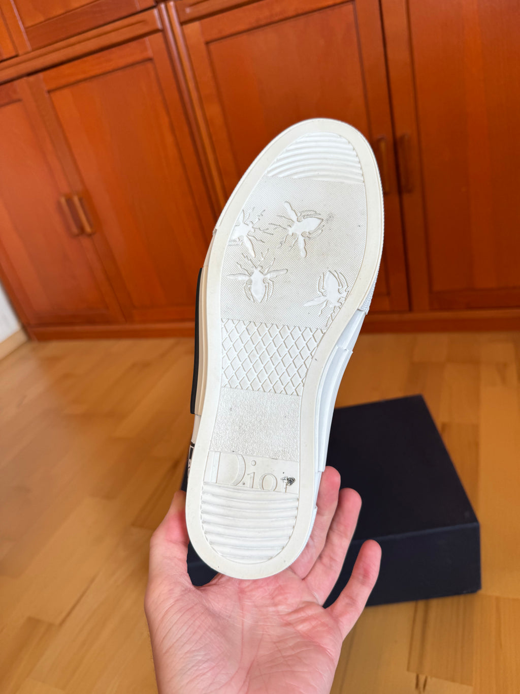 Dior B23 High Grey White Oblique Canvas