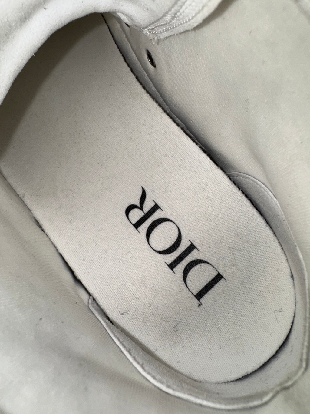 Dior B23 High Grey White Oblique Canvas