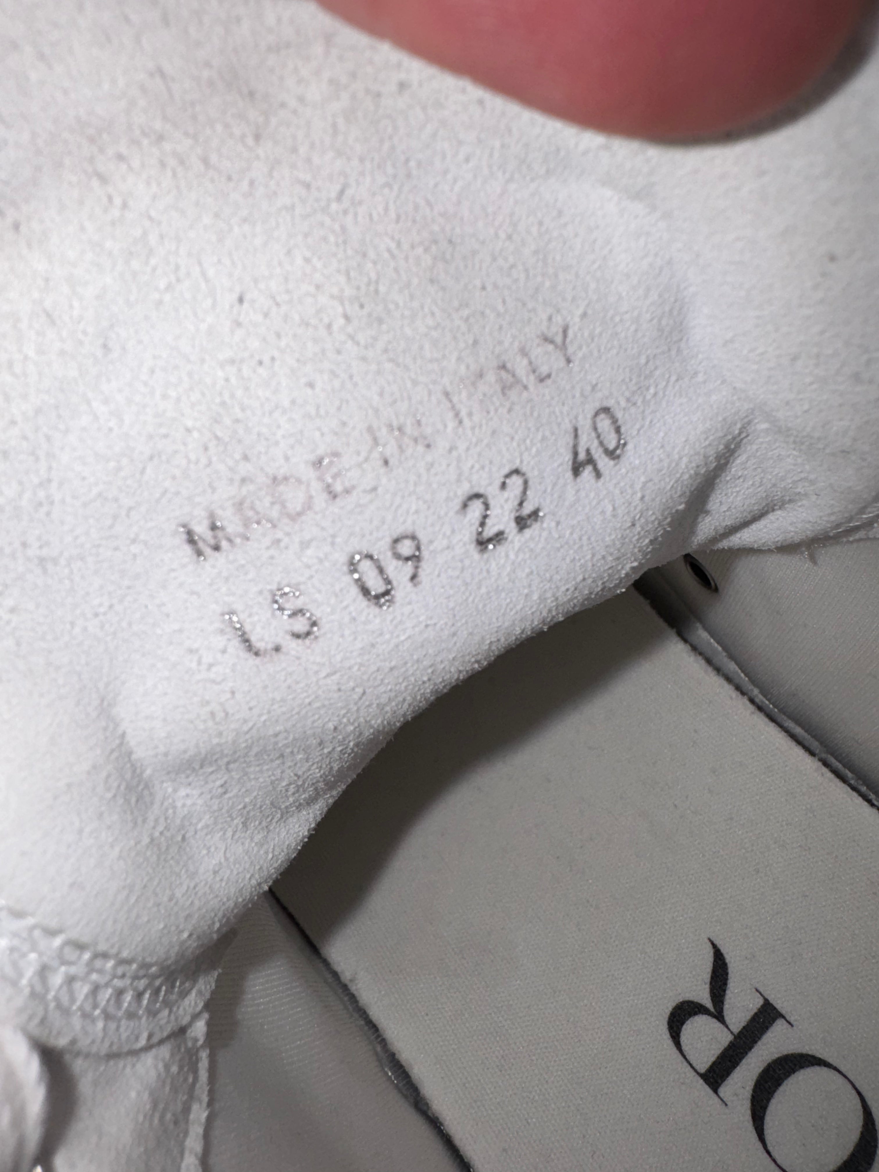 Dior B23 High Grey White Oblique Canvas