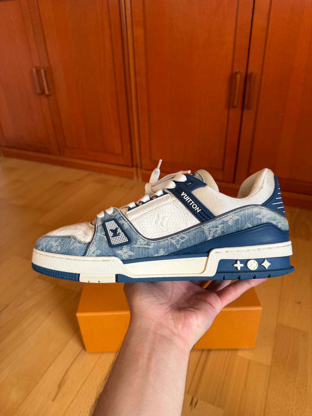 Louis Vuitton LV Trainer Blue Denim
