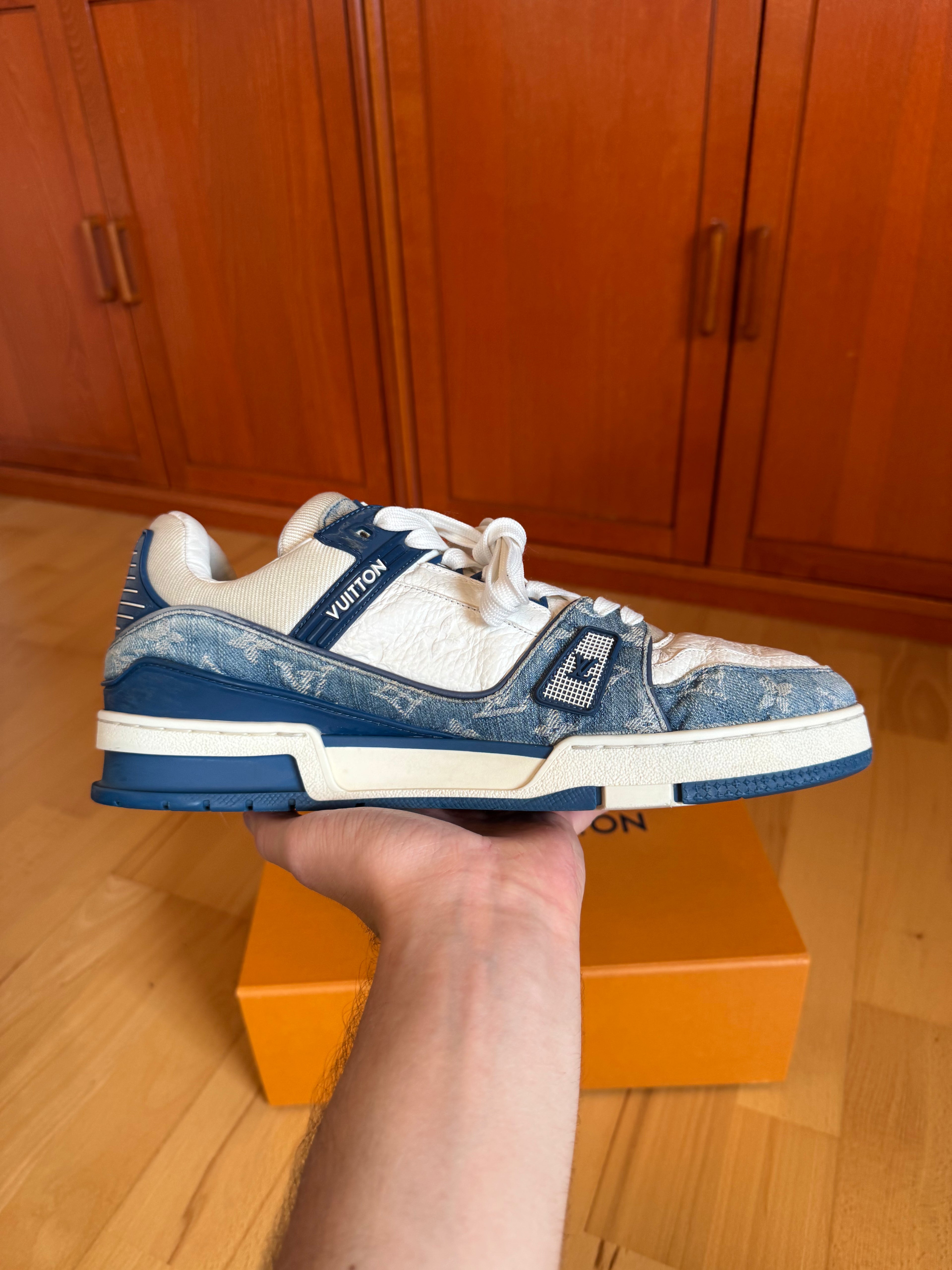 Louis Vuitton LV Trainer Blue Denim