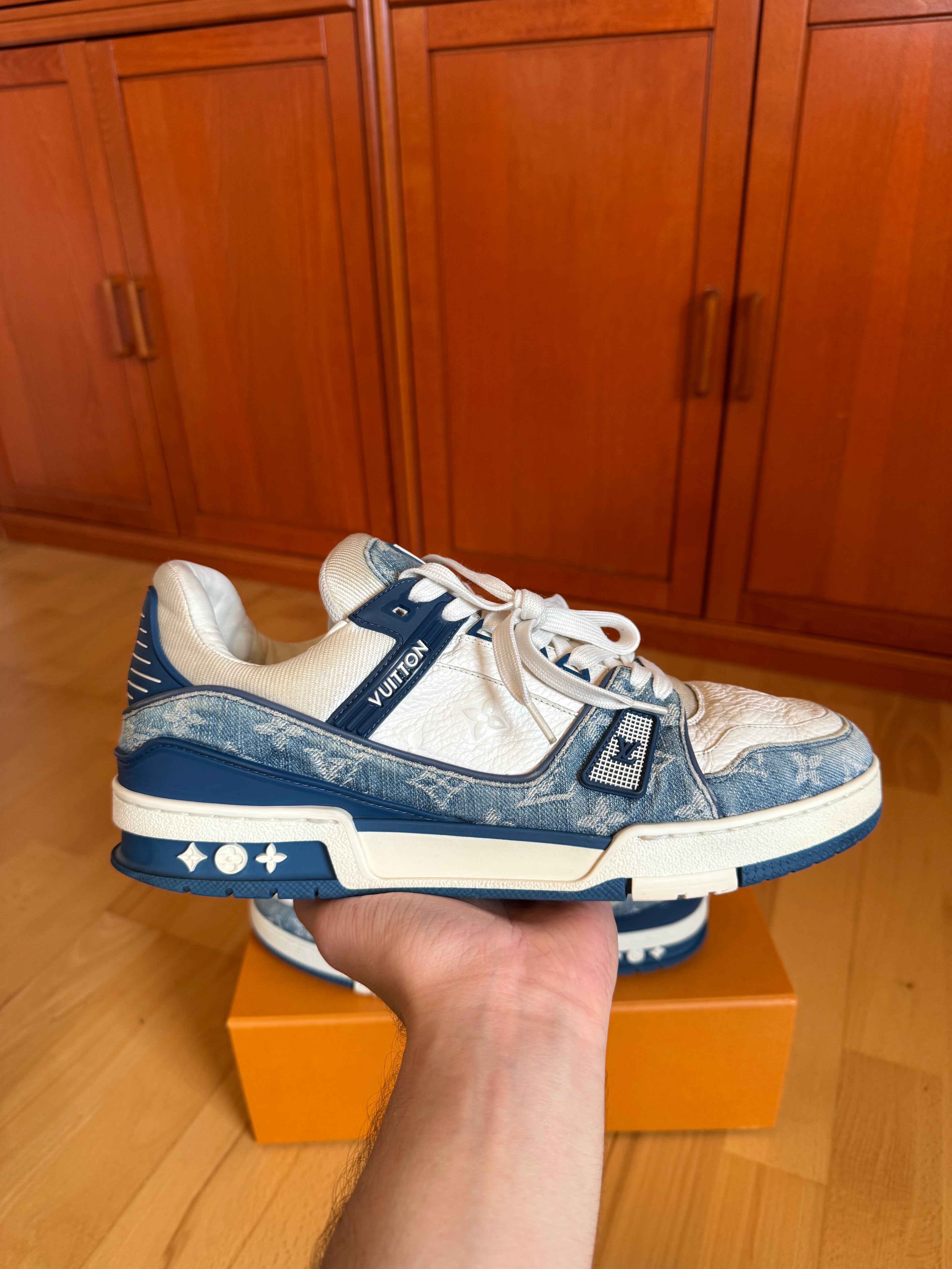 Louis Vuitton LV Trainer Blue Denim