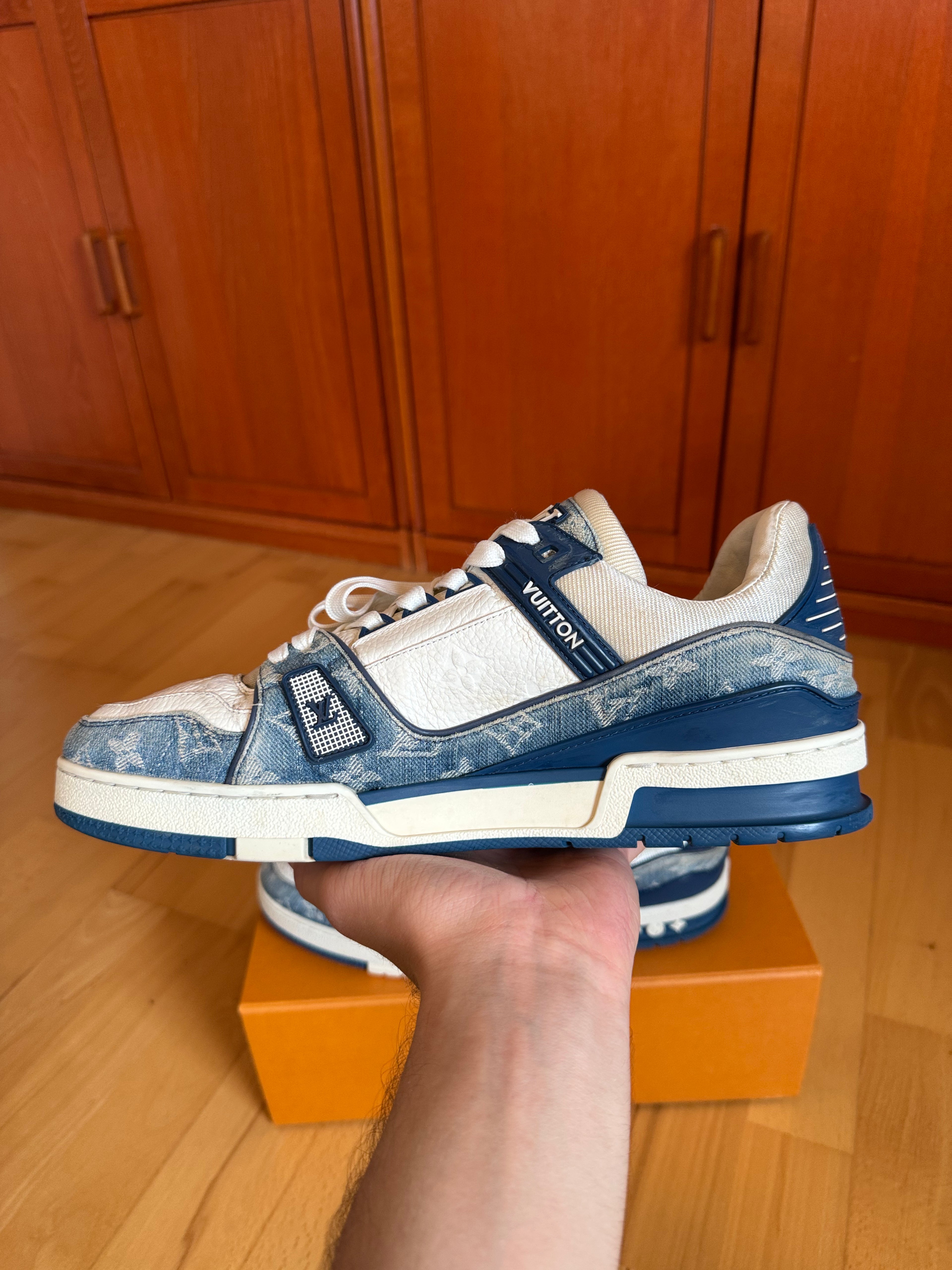 Louis Vuitton LV Trainer Blue Denim
