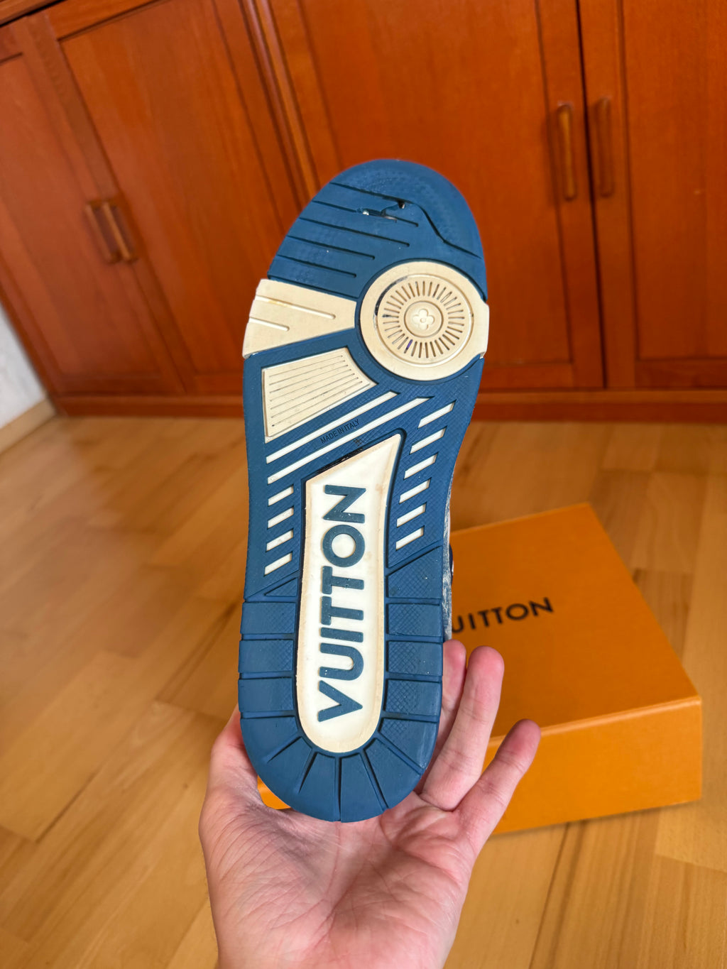 Louis Vuitton LV Trainer Blue Denim