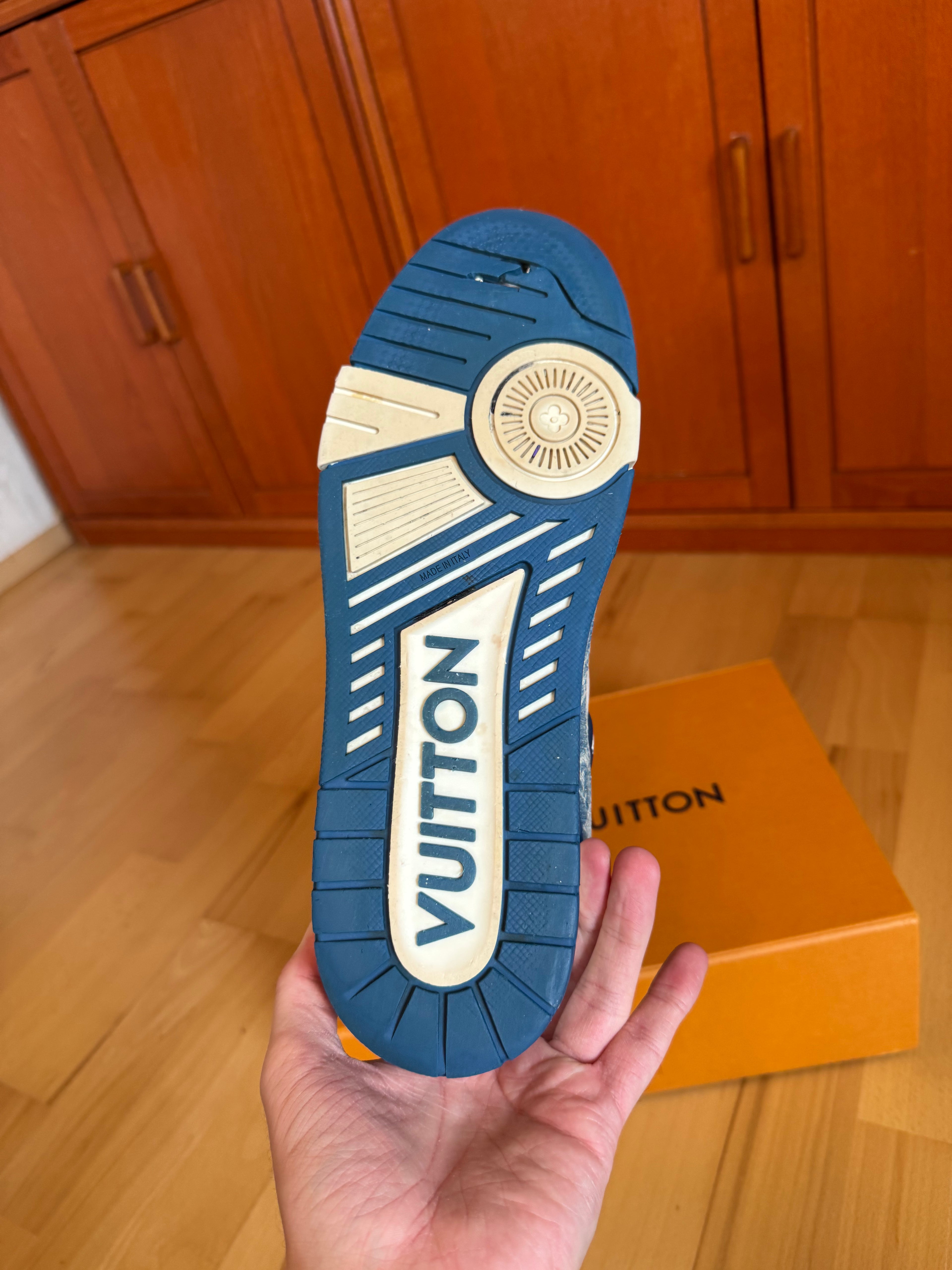 Louis Vuitton LV Trainer Blue Denim