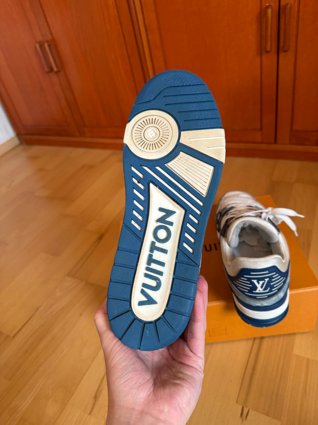 Louis Vuitton LV Trainer Blue Denim
