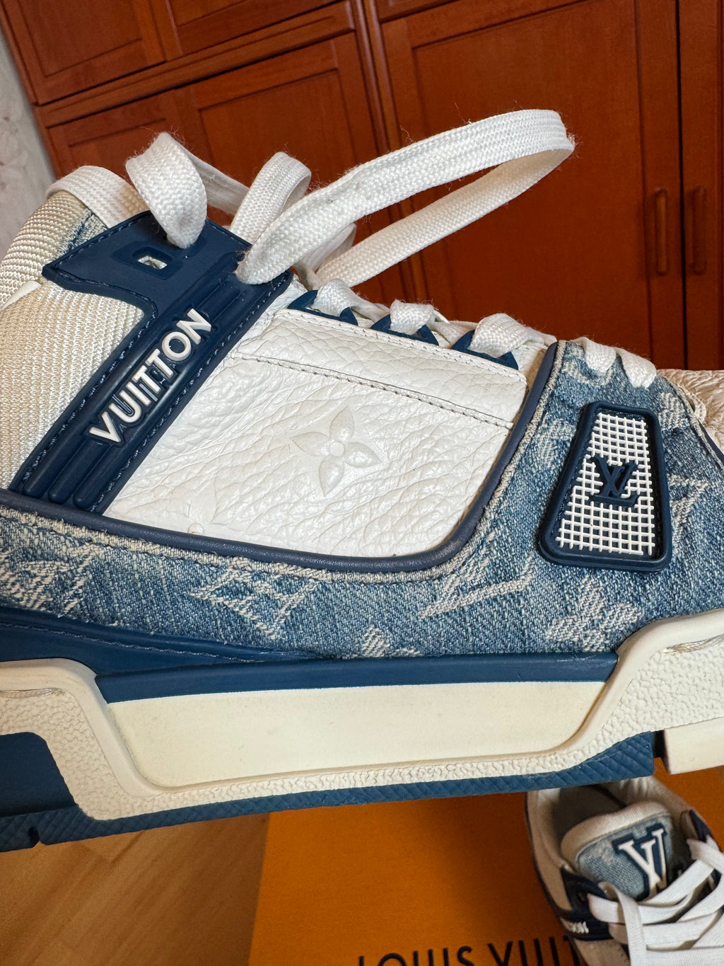 Louis Vuitton LV Trainer Blue Denim