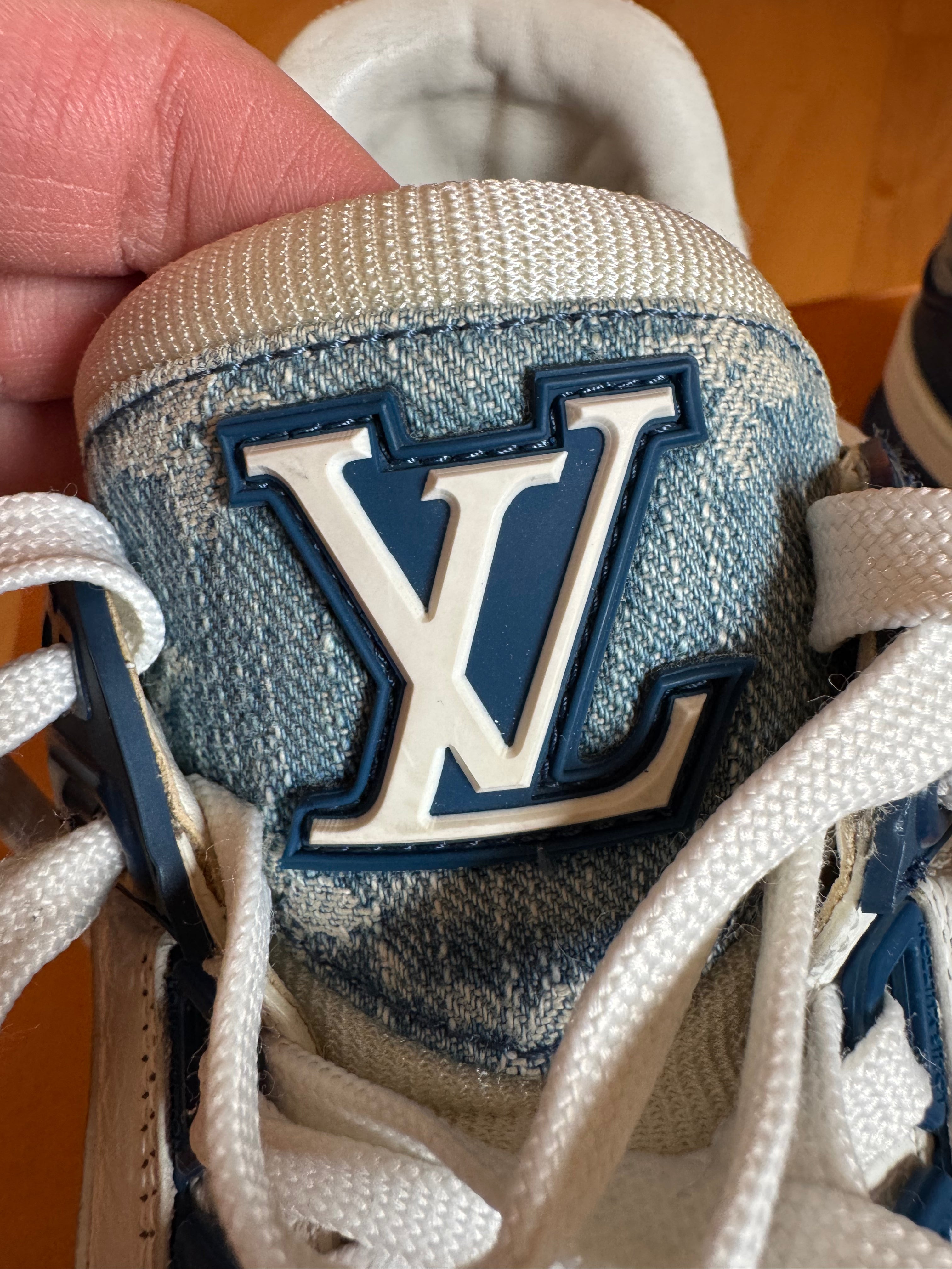 Louis Vuitton LV Trainer Blue Denim