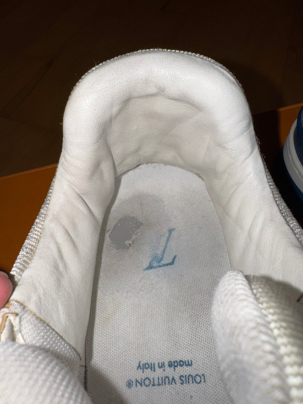 Louis Vuitton LV Trainer Blue Denim