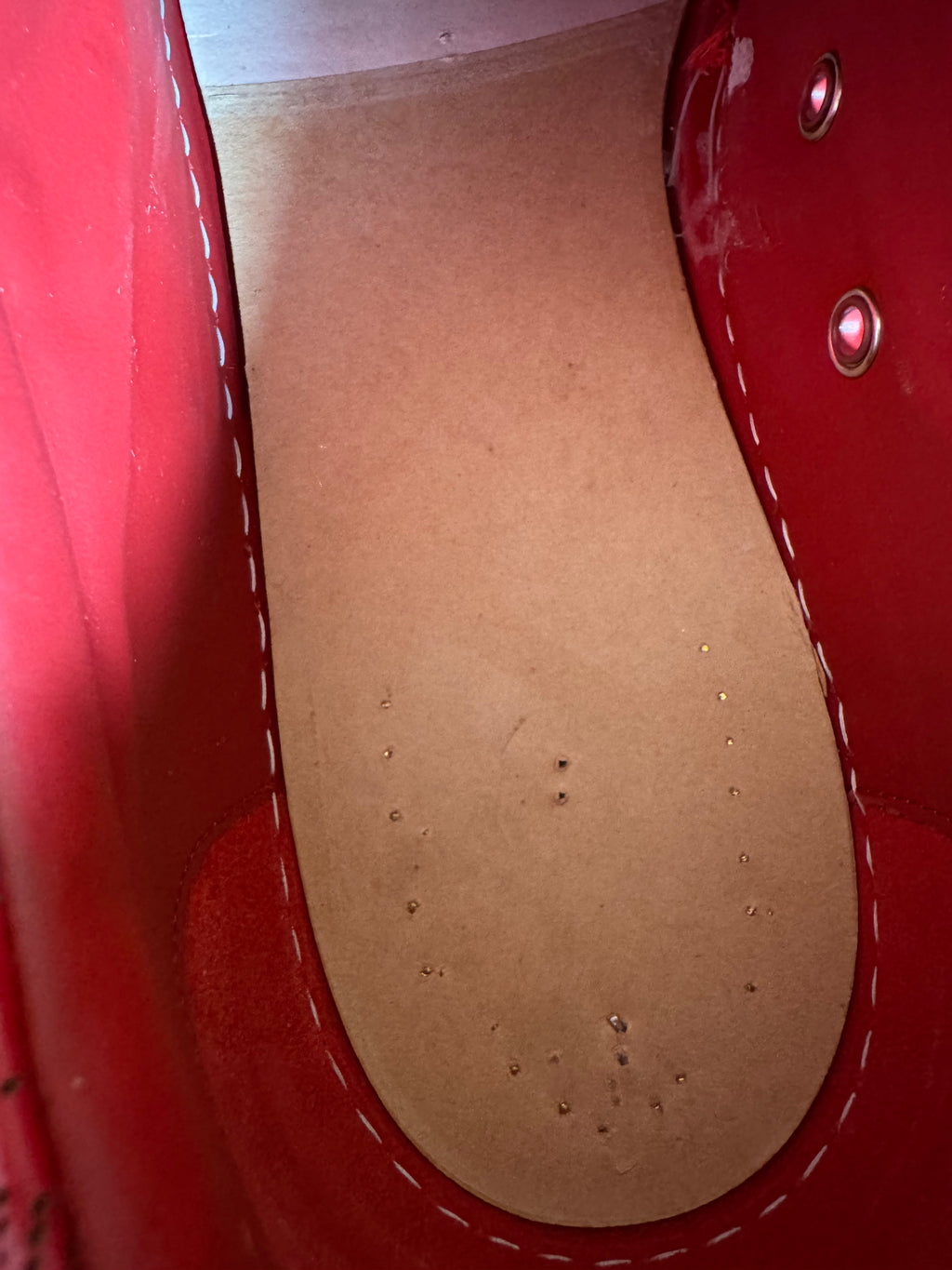 Christian Louboutin Louis Junior Spikes Red CL Pattern