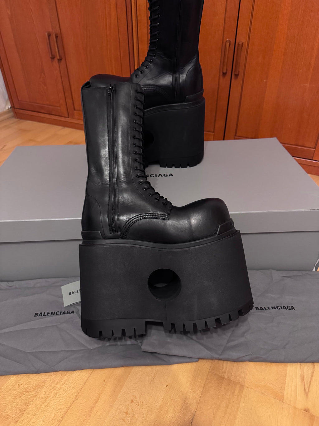 Balenciaga Runway 180 MM Platform Giant Boots