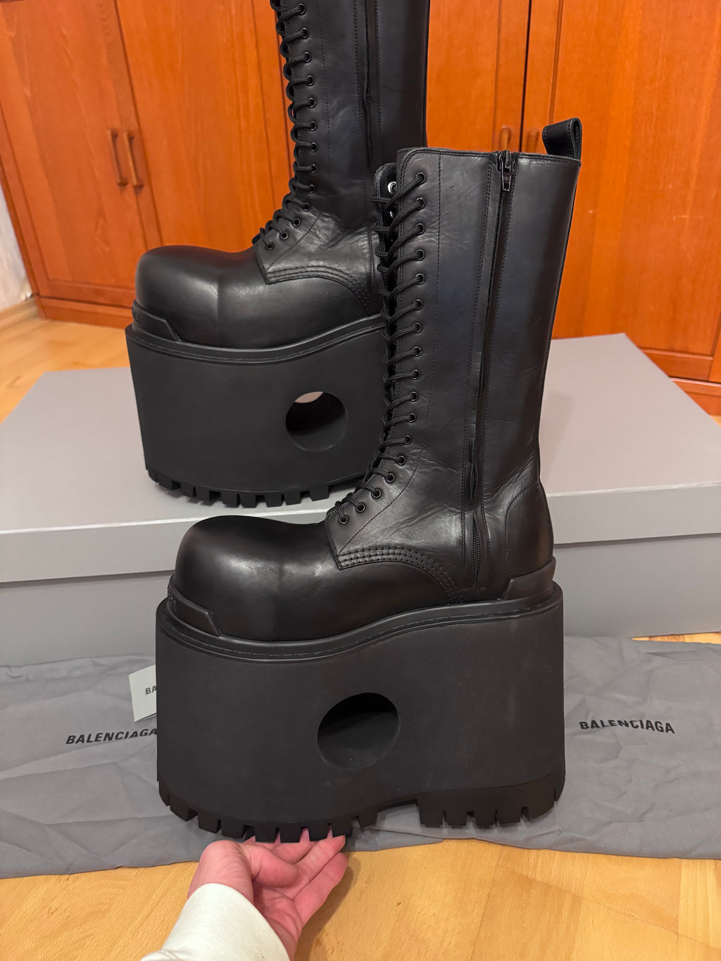 Balenciaga Runway 180 MM Platform Giant Boots