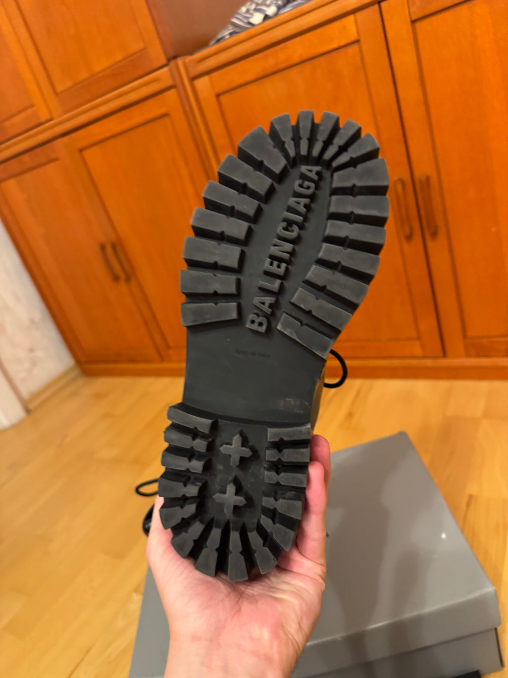 Balenciaga Strike Boots Triple Black