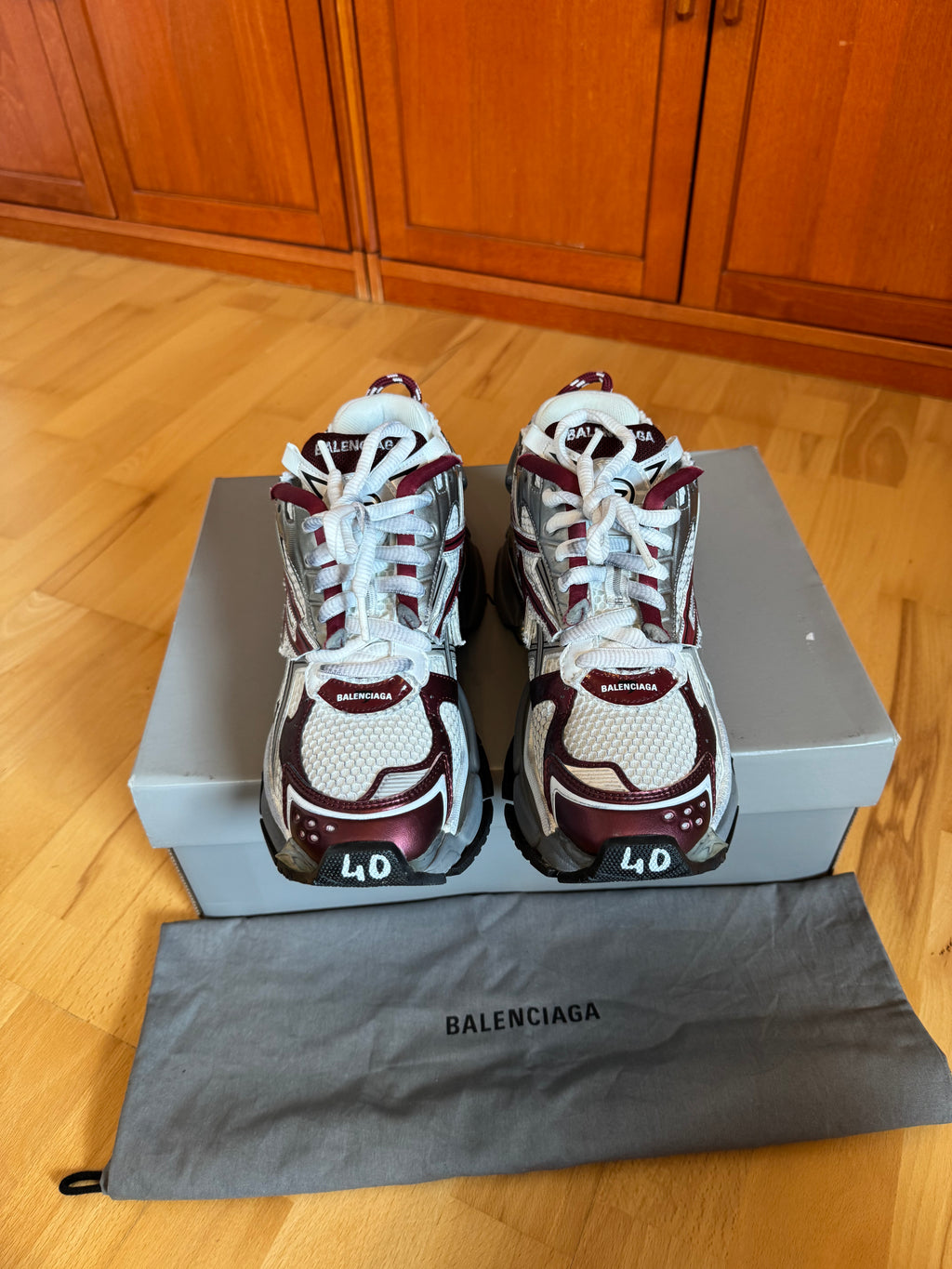 Balenciaga Runner Burgundy