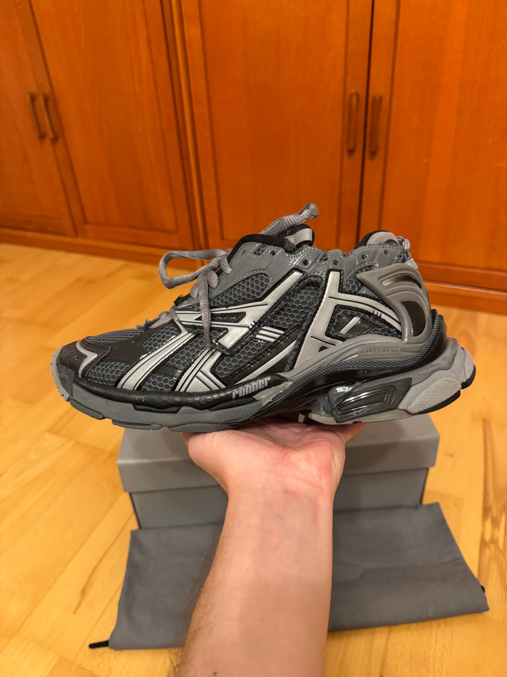 Balenciaga Runner Dark Gray Black
