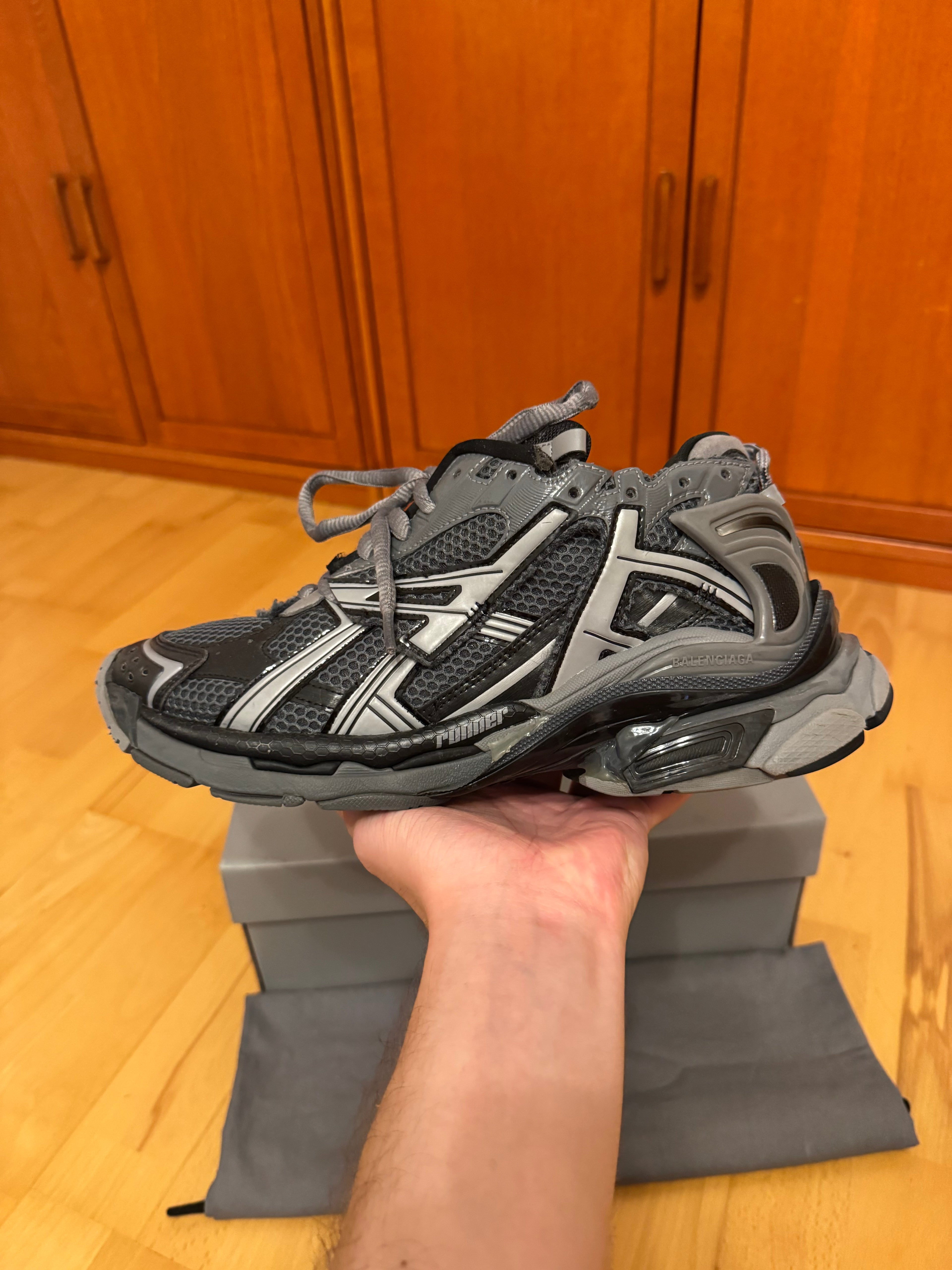 Balenciaga Runner Dark Gray Black