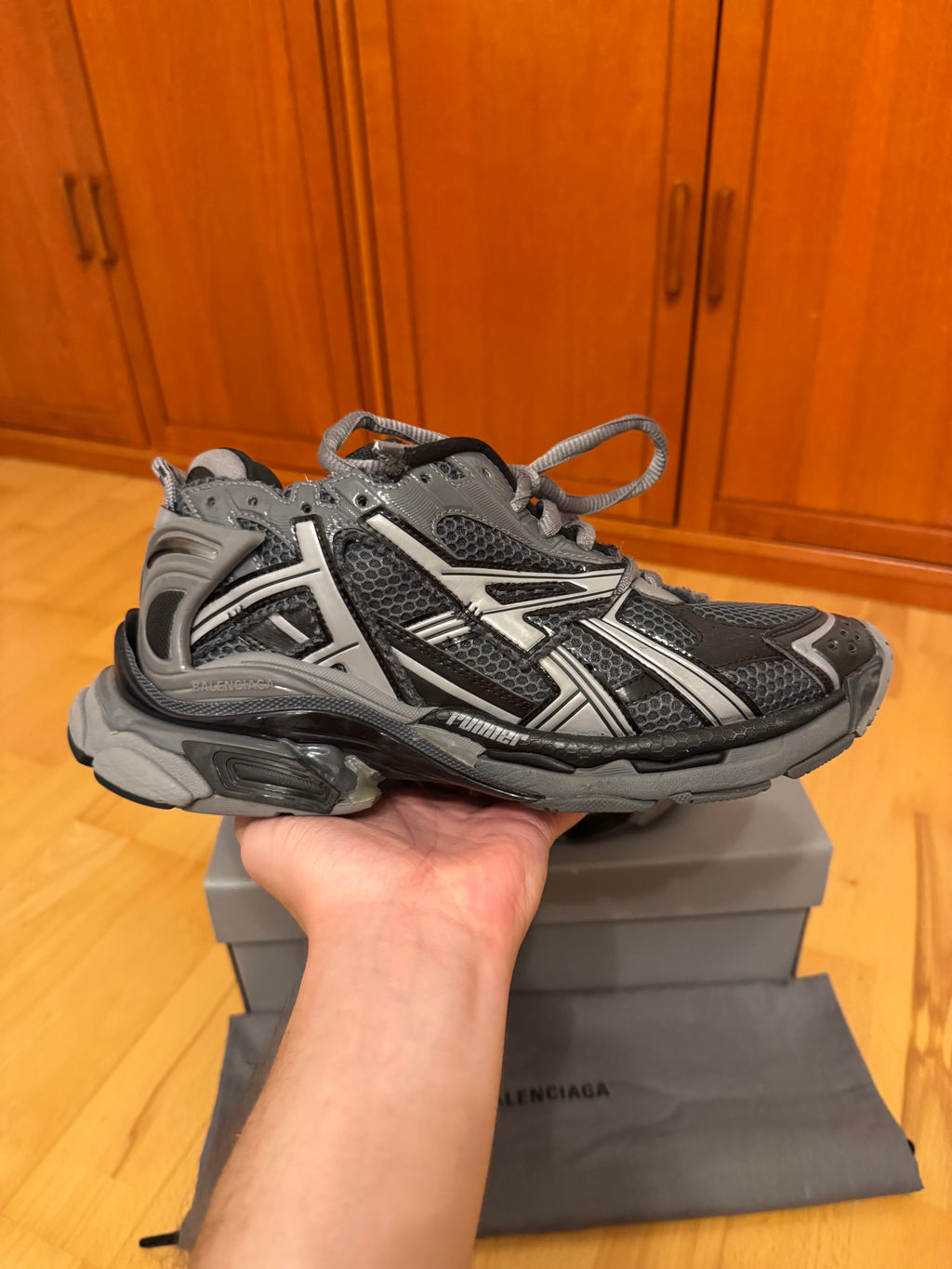 Balenciaga Runner Dark Gray Black