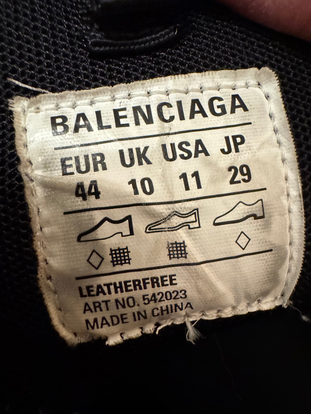 Balenciaga Track Triple Black