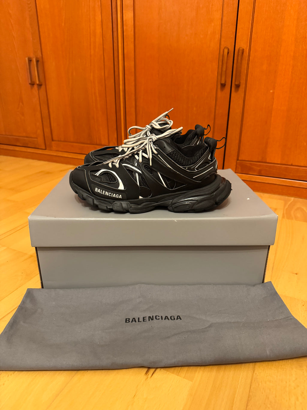 Balenciaga Track Black White