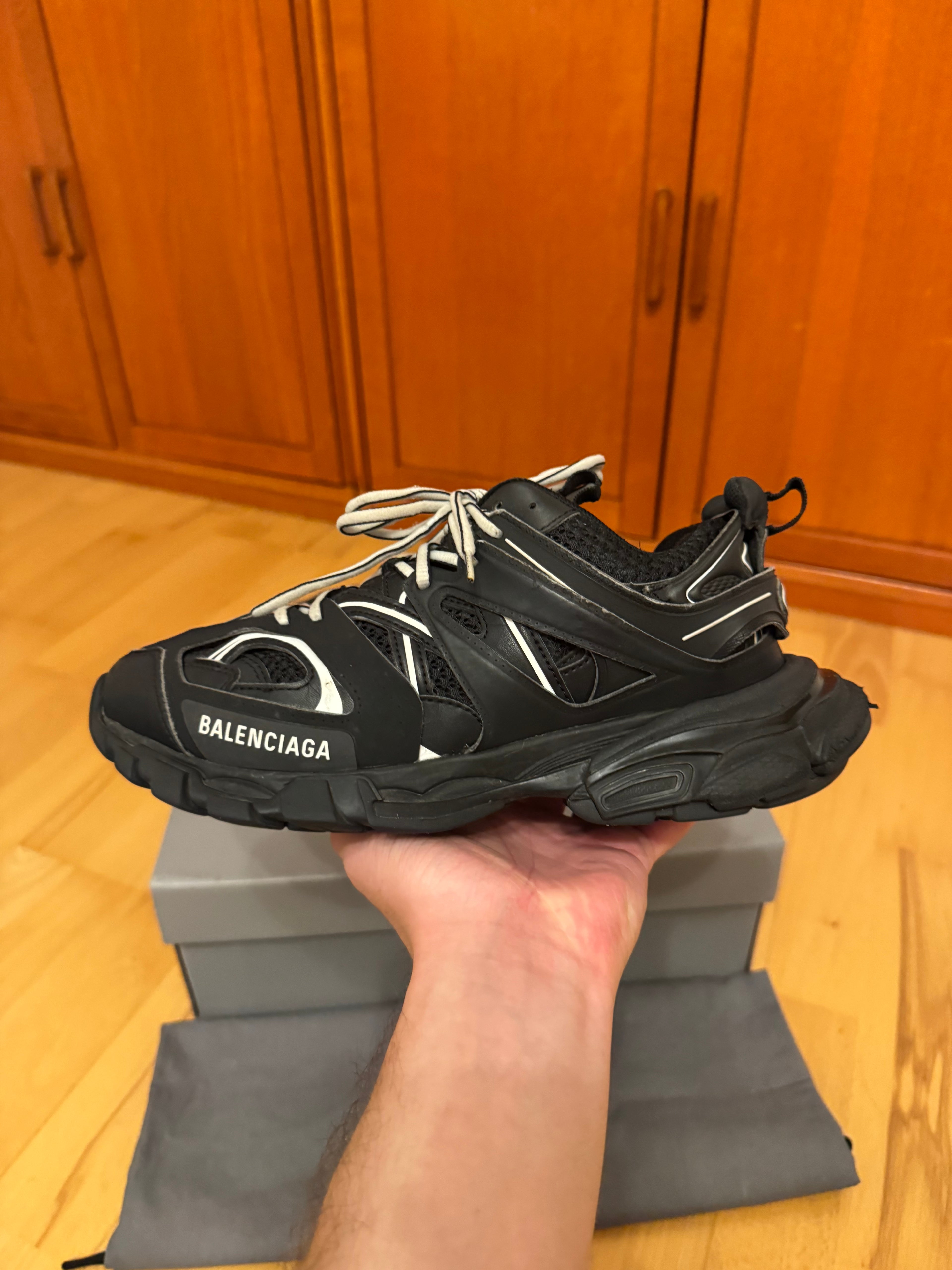 Balenciaga Track Black White