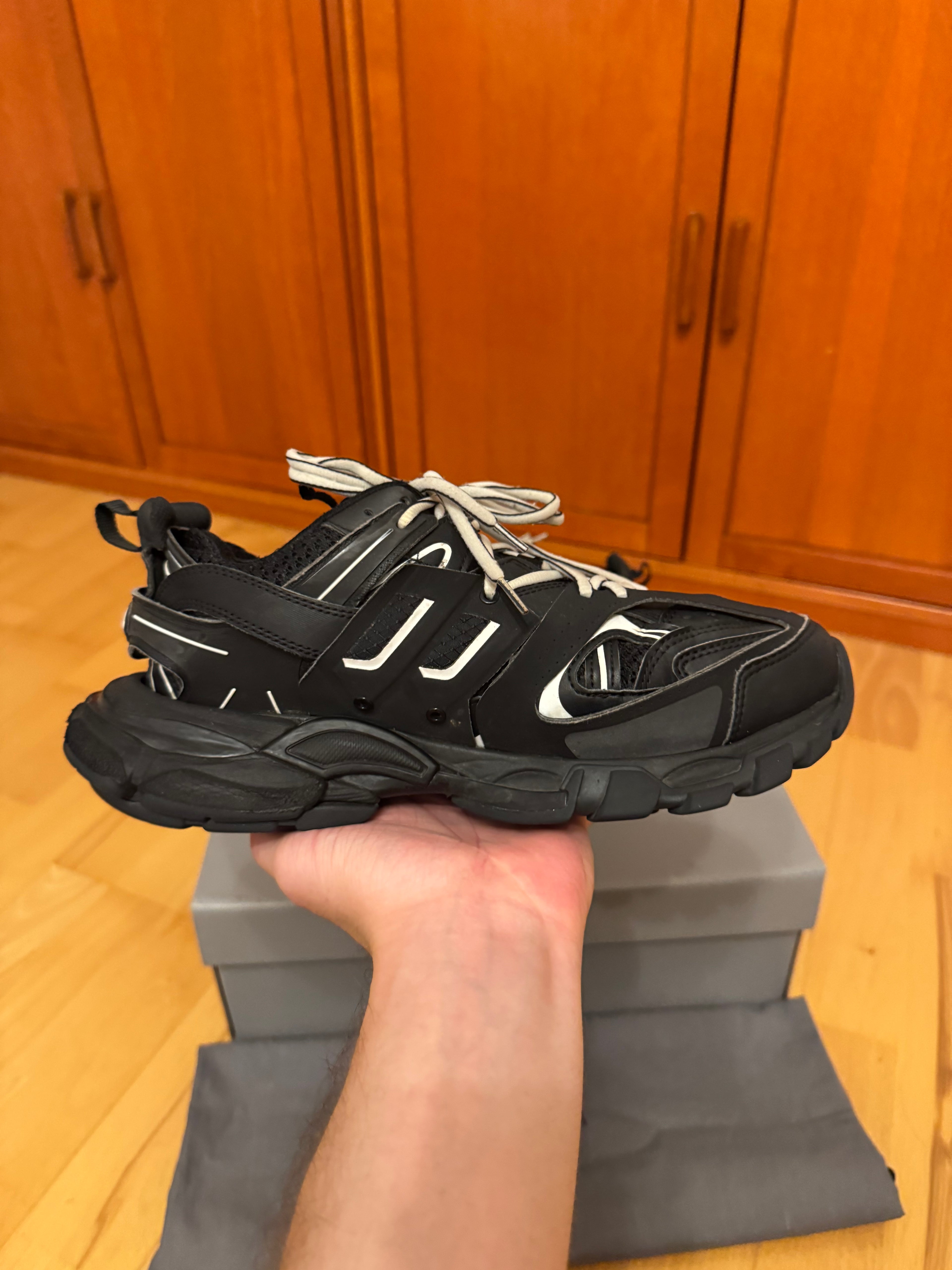 Balenciaga Track Black White