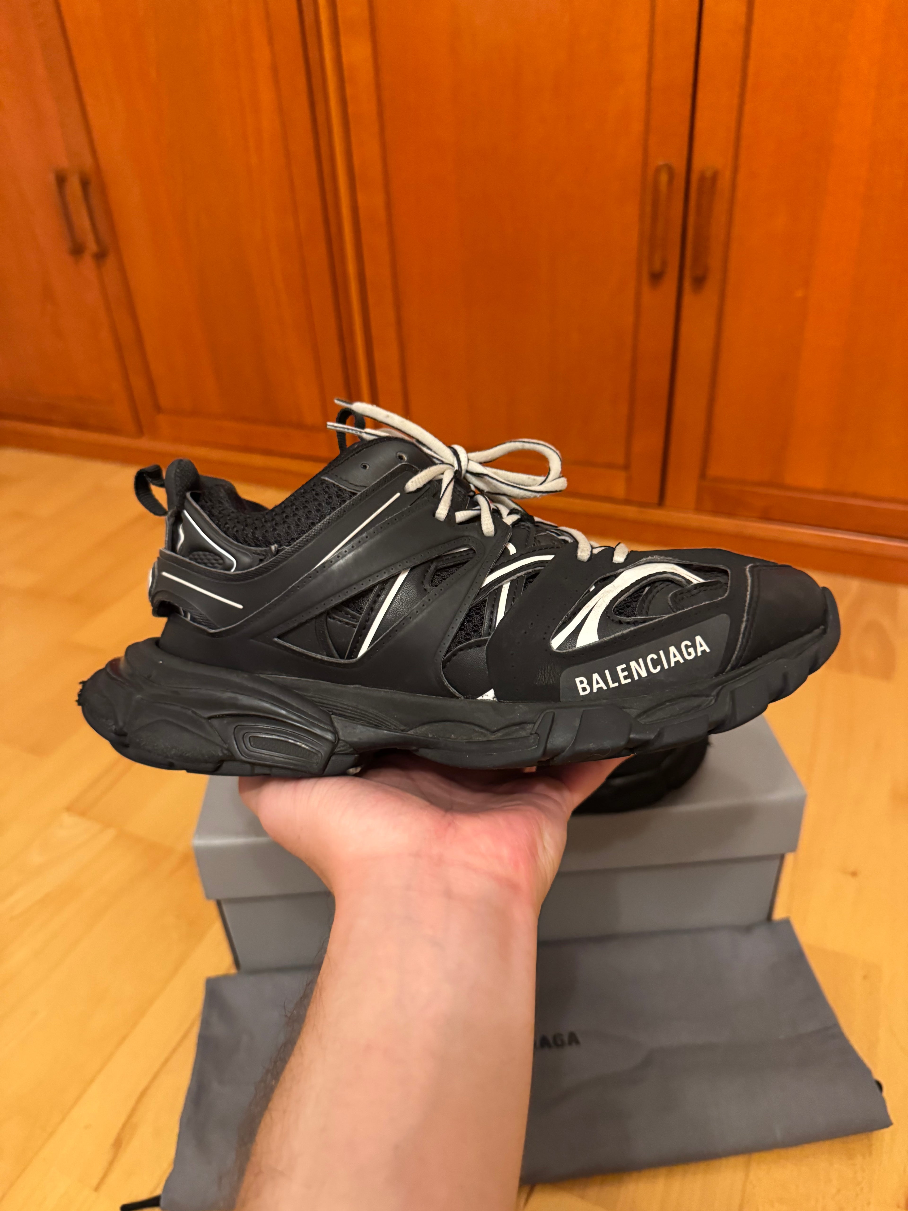 Balenciaga Track Black White