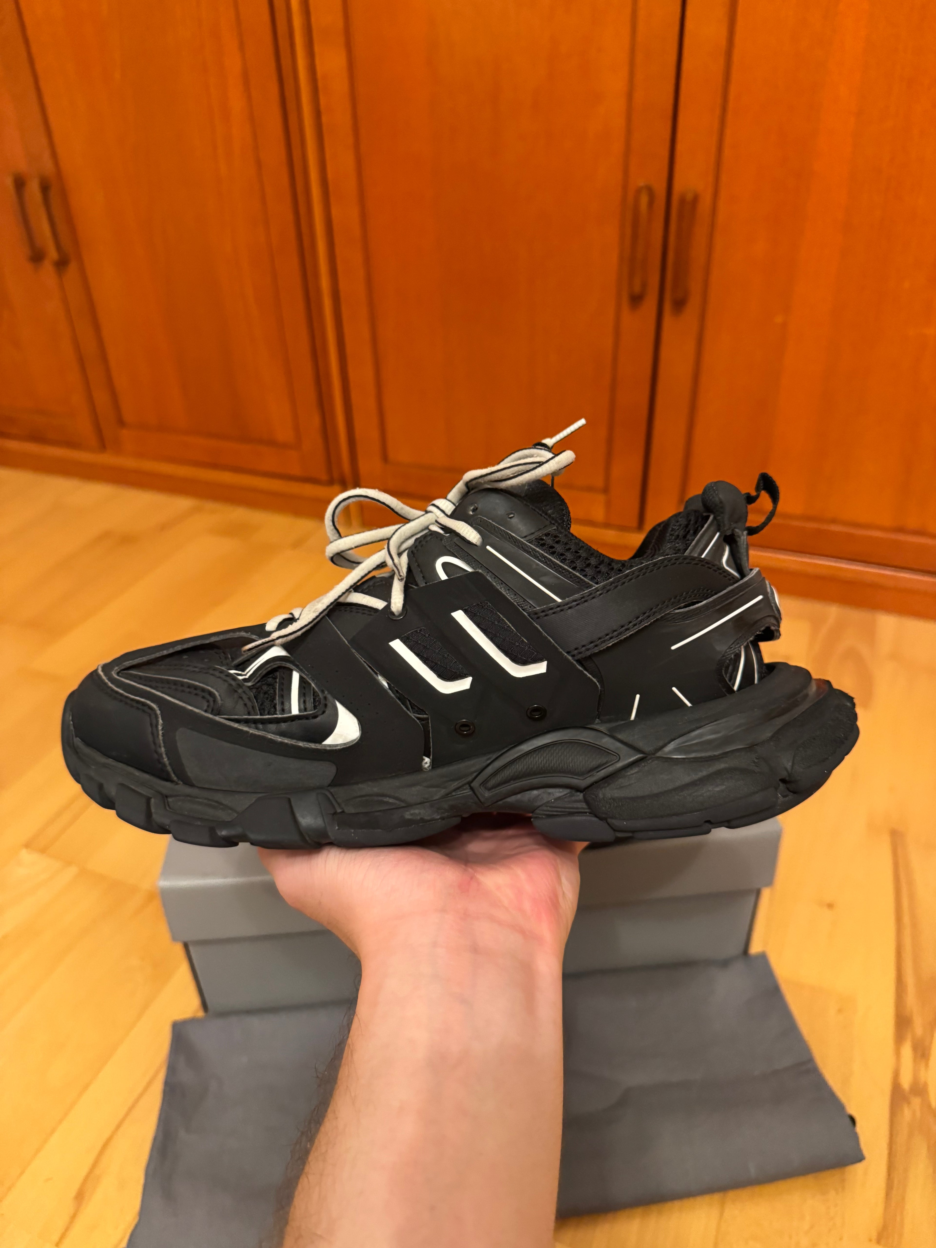 Balenciaga Track Black White