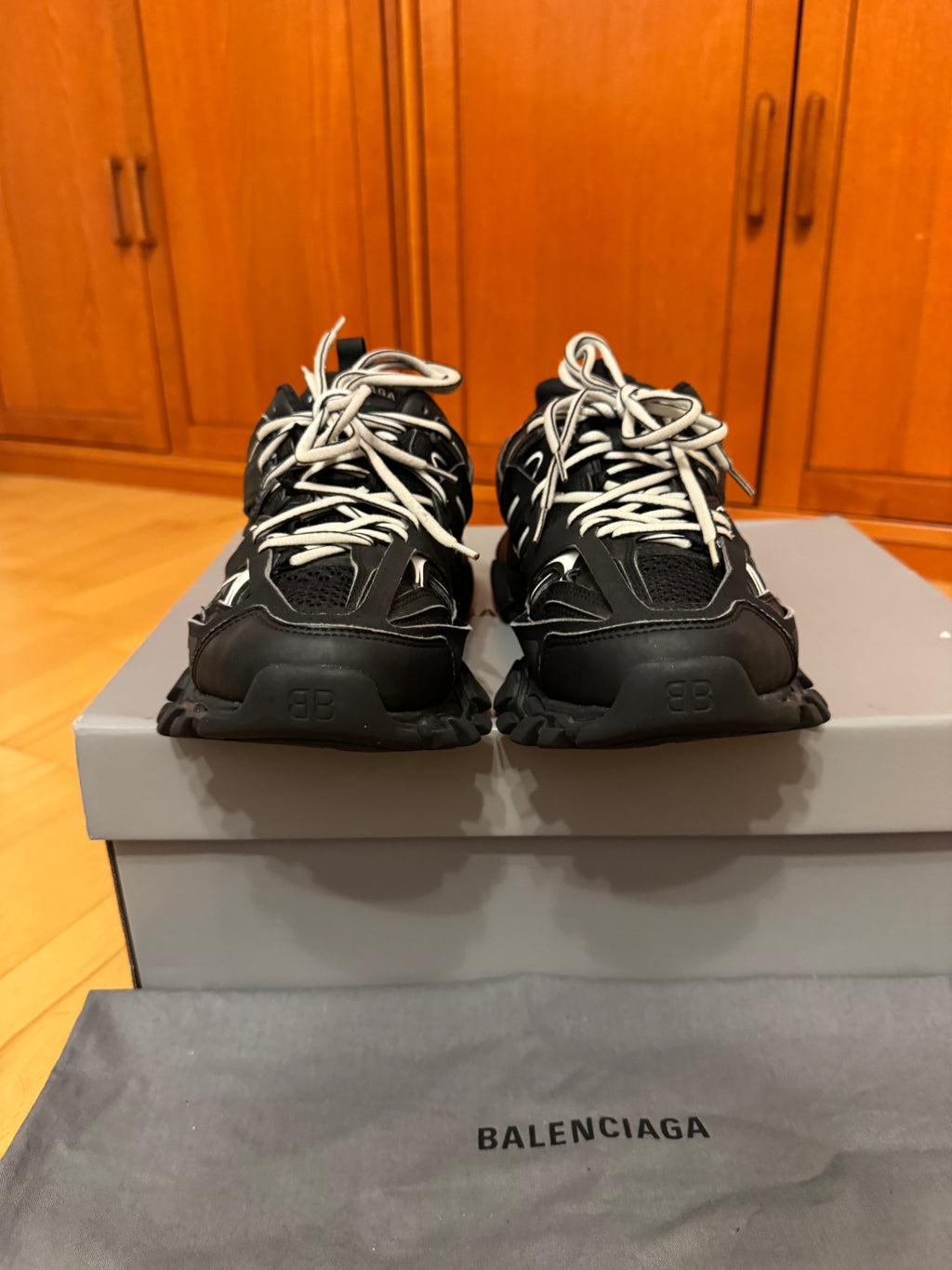 Balenciaga Track Black White
