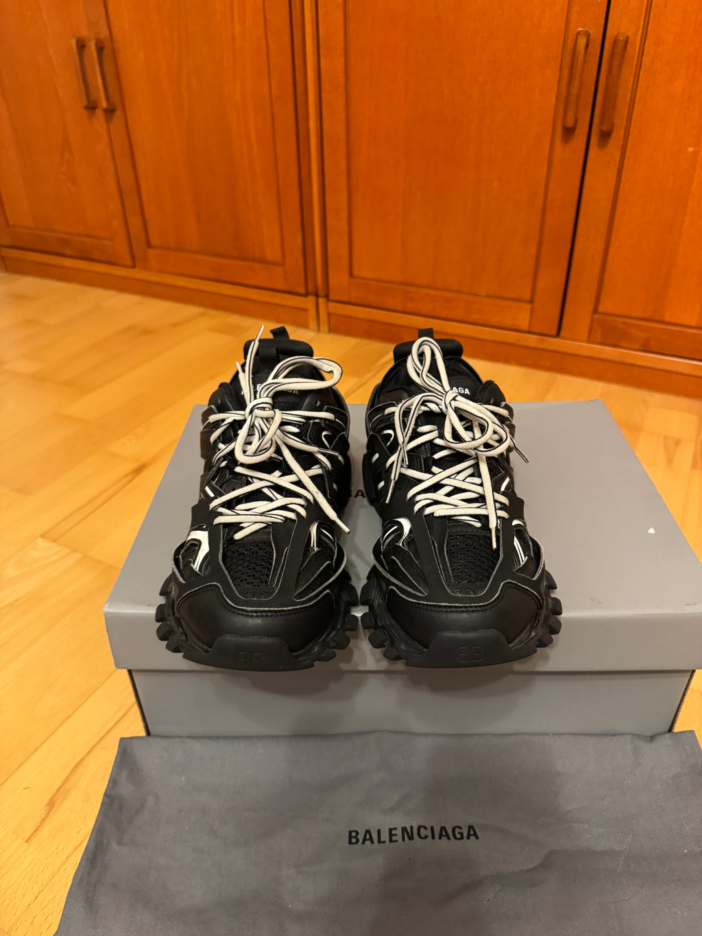 Balenciaga Track Black White
