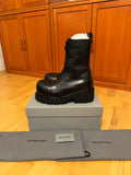 Balenciaga Stomper Leather Black Boots