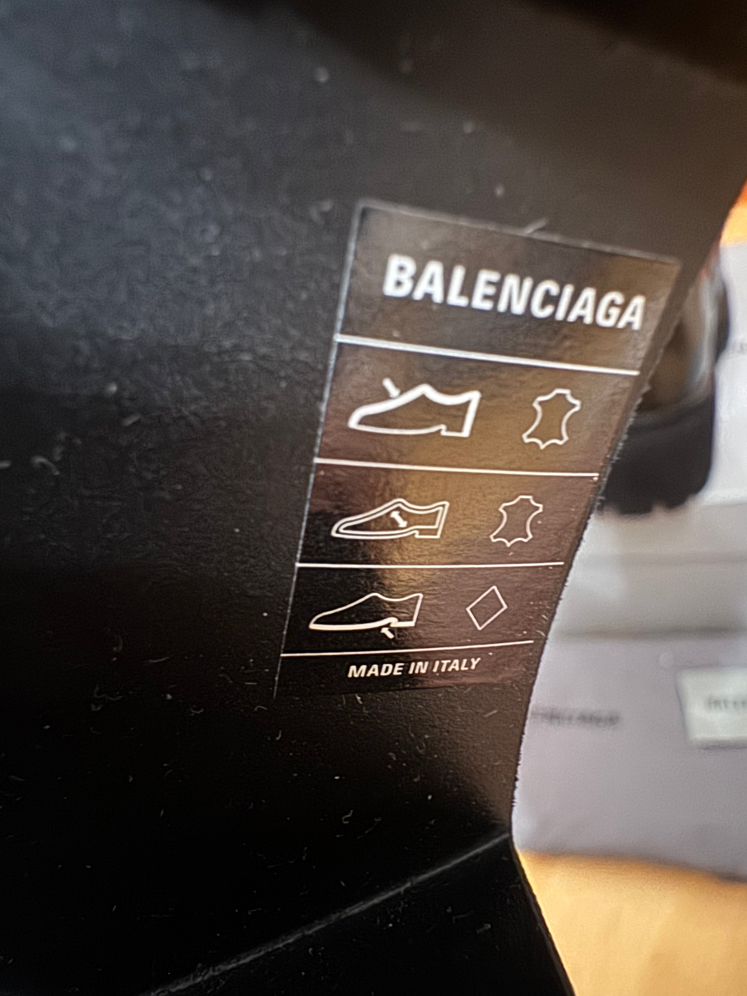 Balenciaga Stomper Leather Black Boots