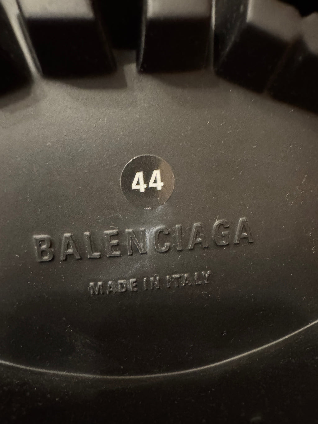 Balenciaga Stomper Leather Black Boots