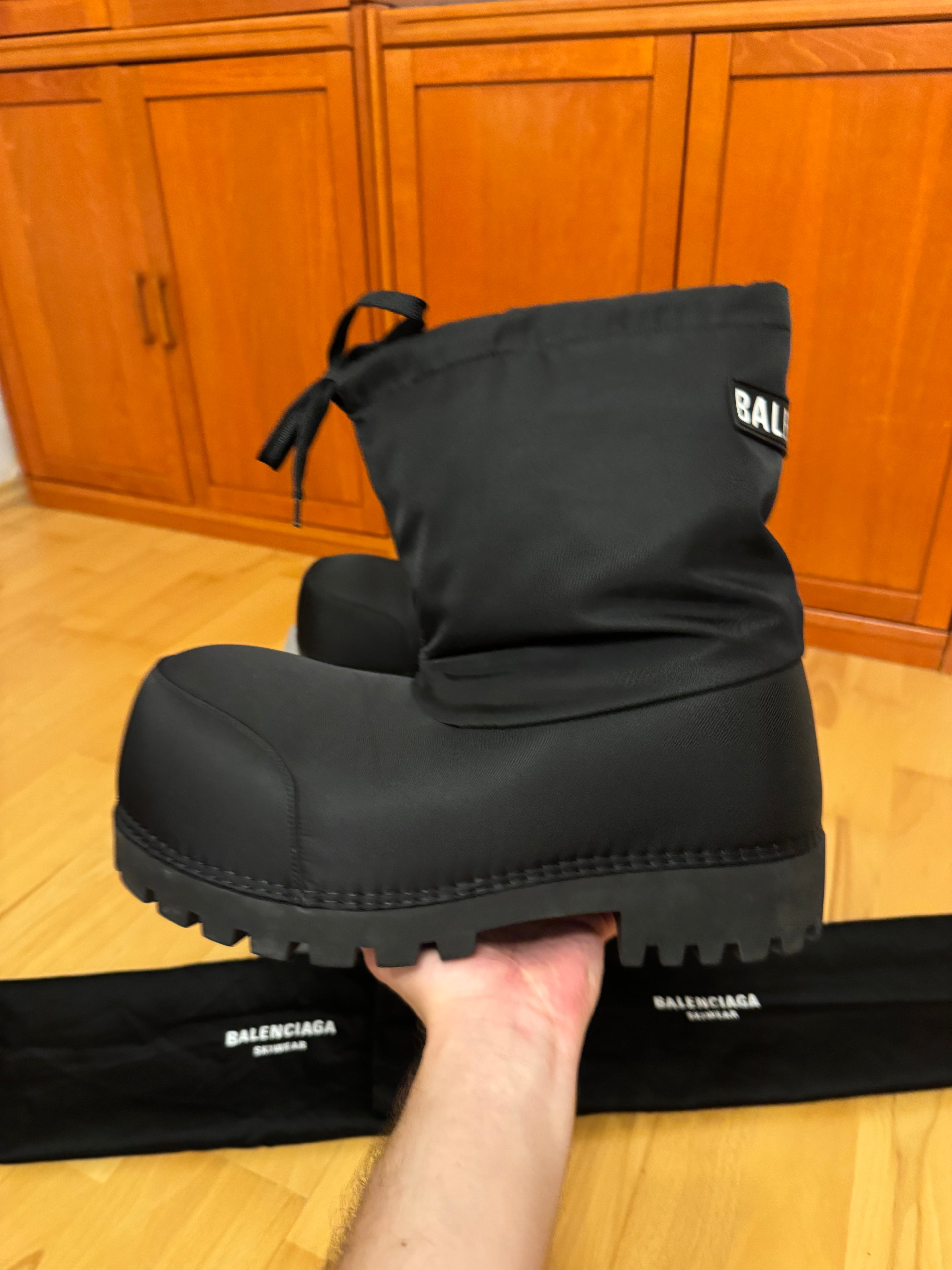 Balenciaga Alaska Boots Triple Black