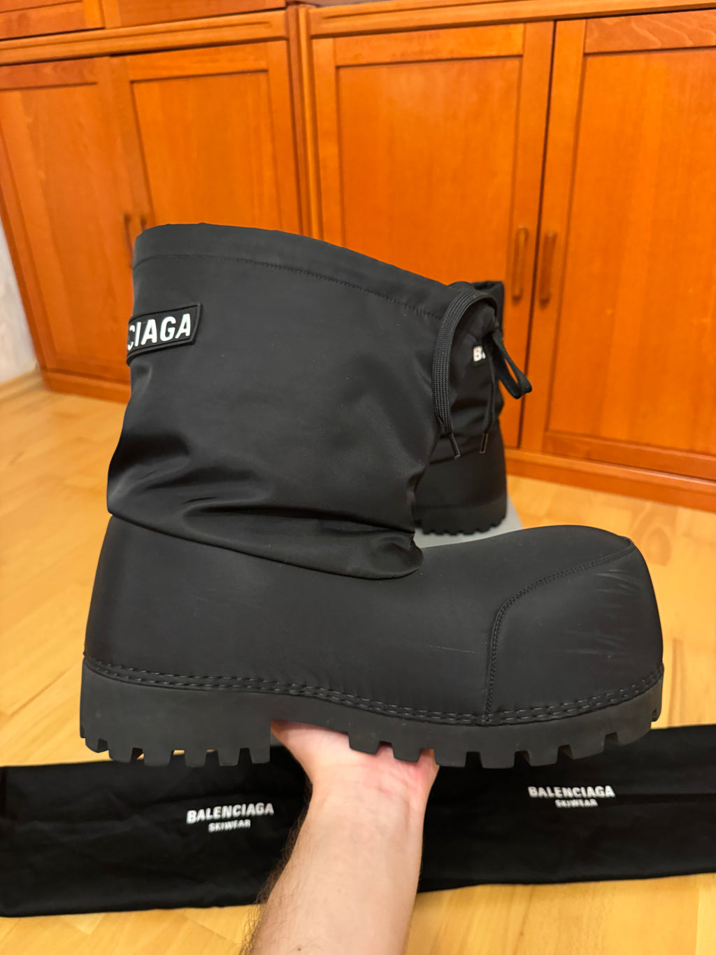 Balenciaga Alaska Boots Triple Black