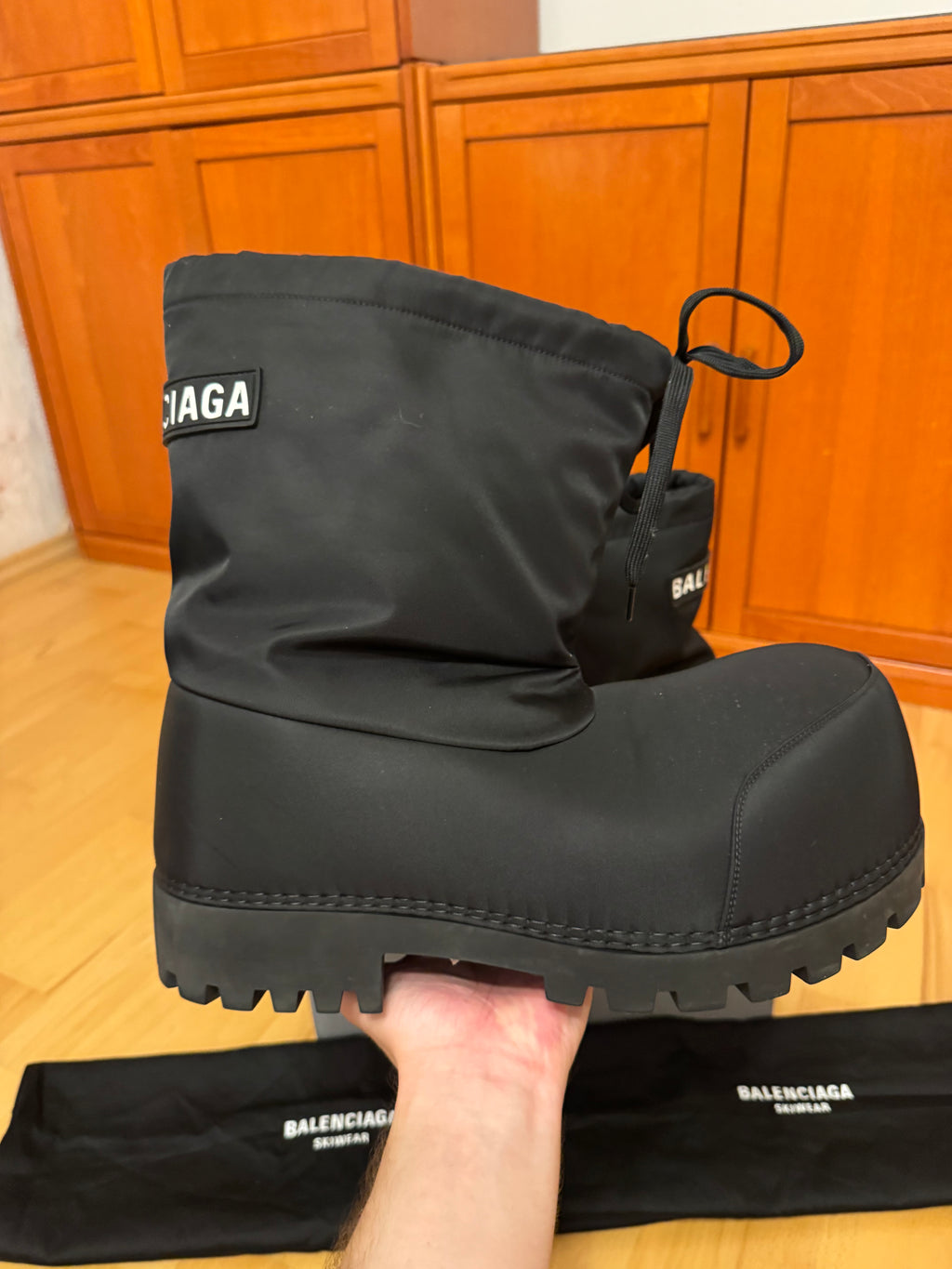 Balenciaga Alaska Boots Triple Black